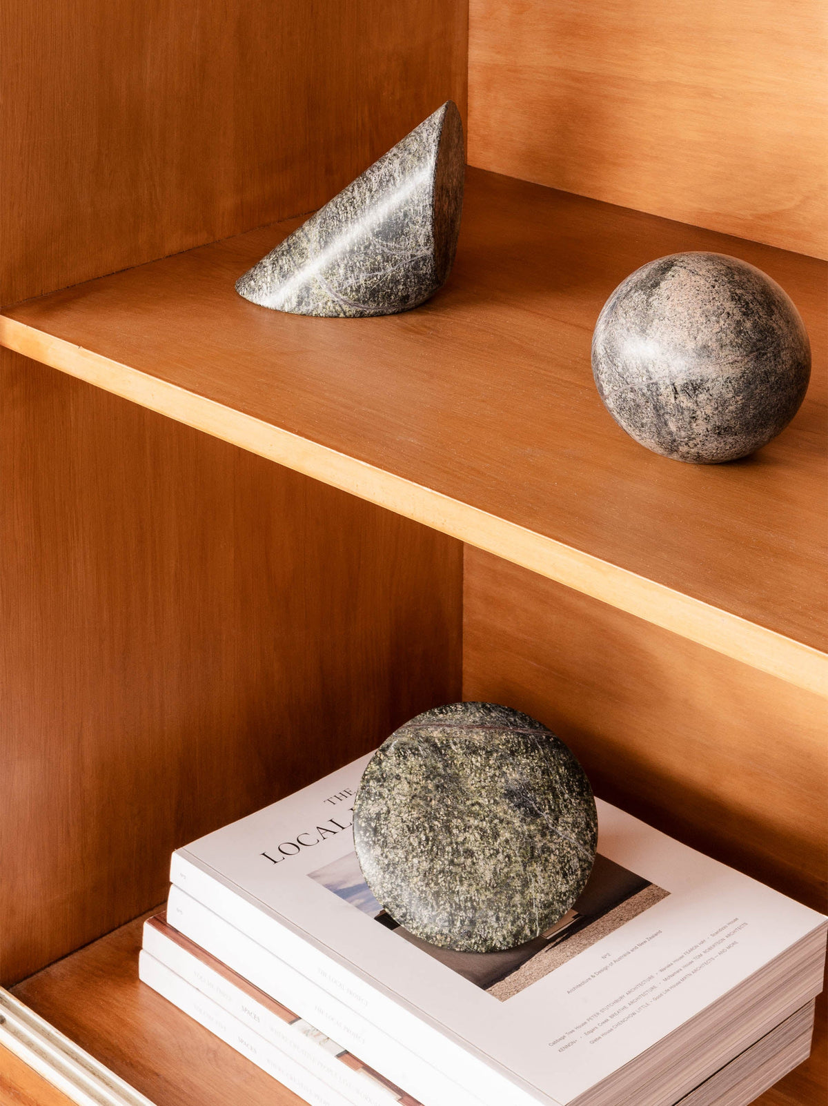 Geo Marble Sphere Forest Green / One Size