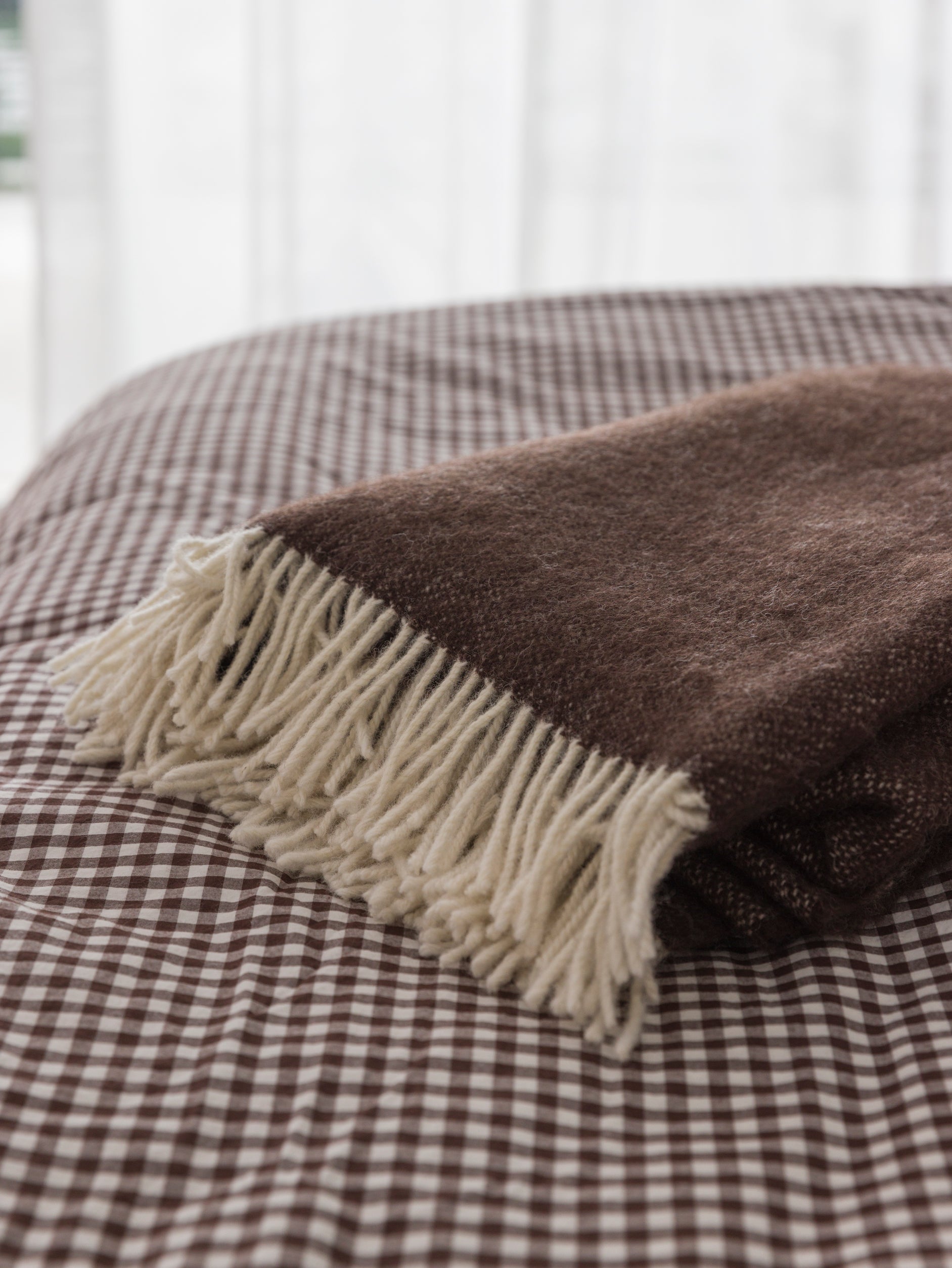 Wool Throw Cocoa / 130x180cm