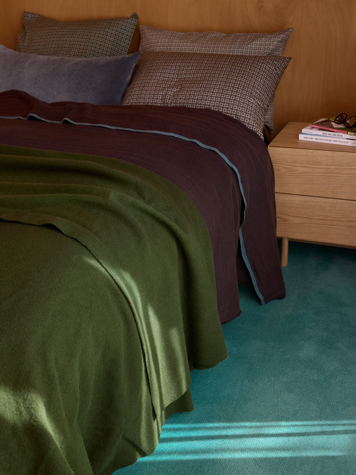 Wool Blanket Moss / Medium