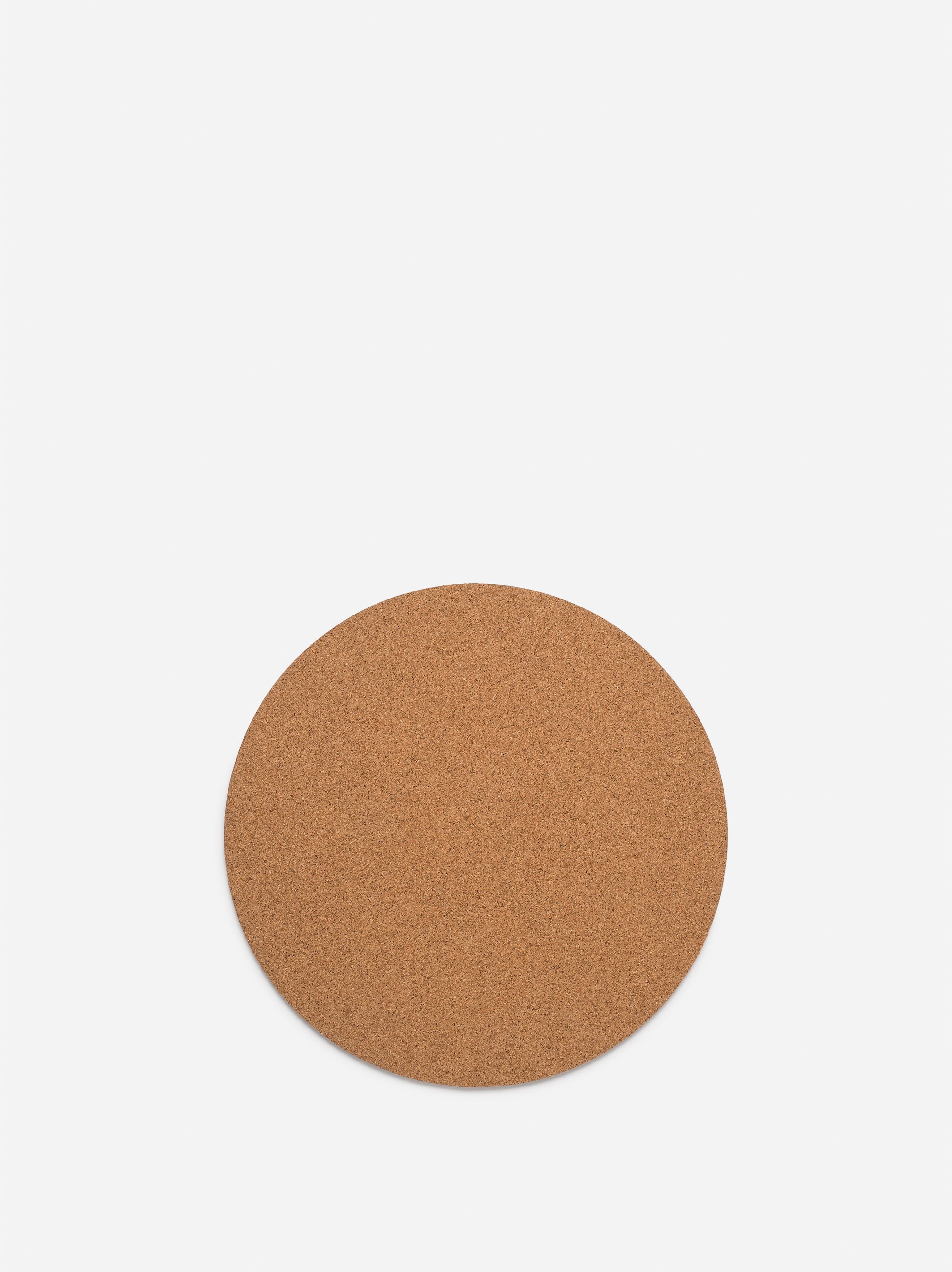 Round Cork Placemat Set/4 Natural / Large