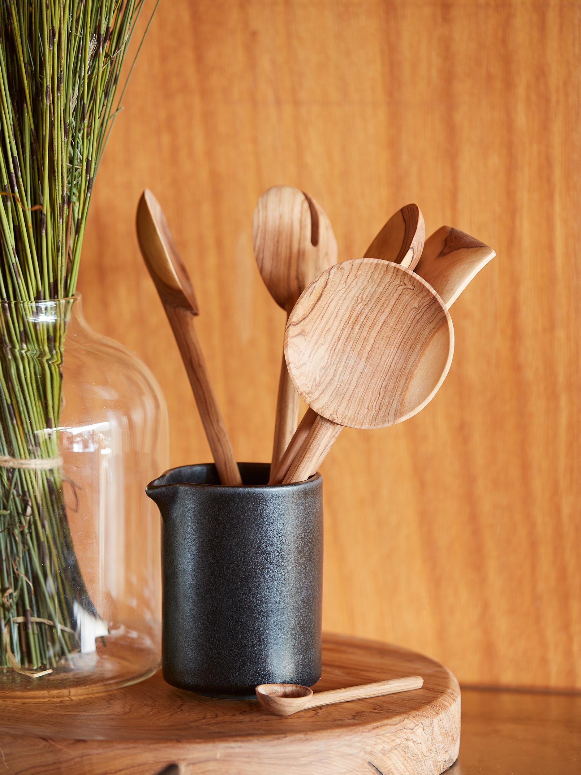 Asili x Citta Spatula Olive Wood / One Size