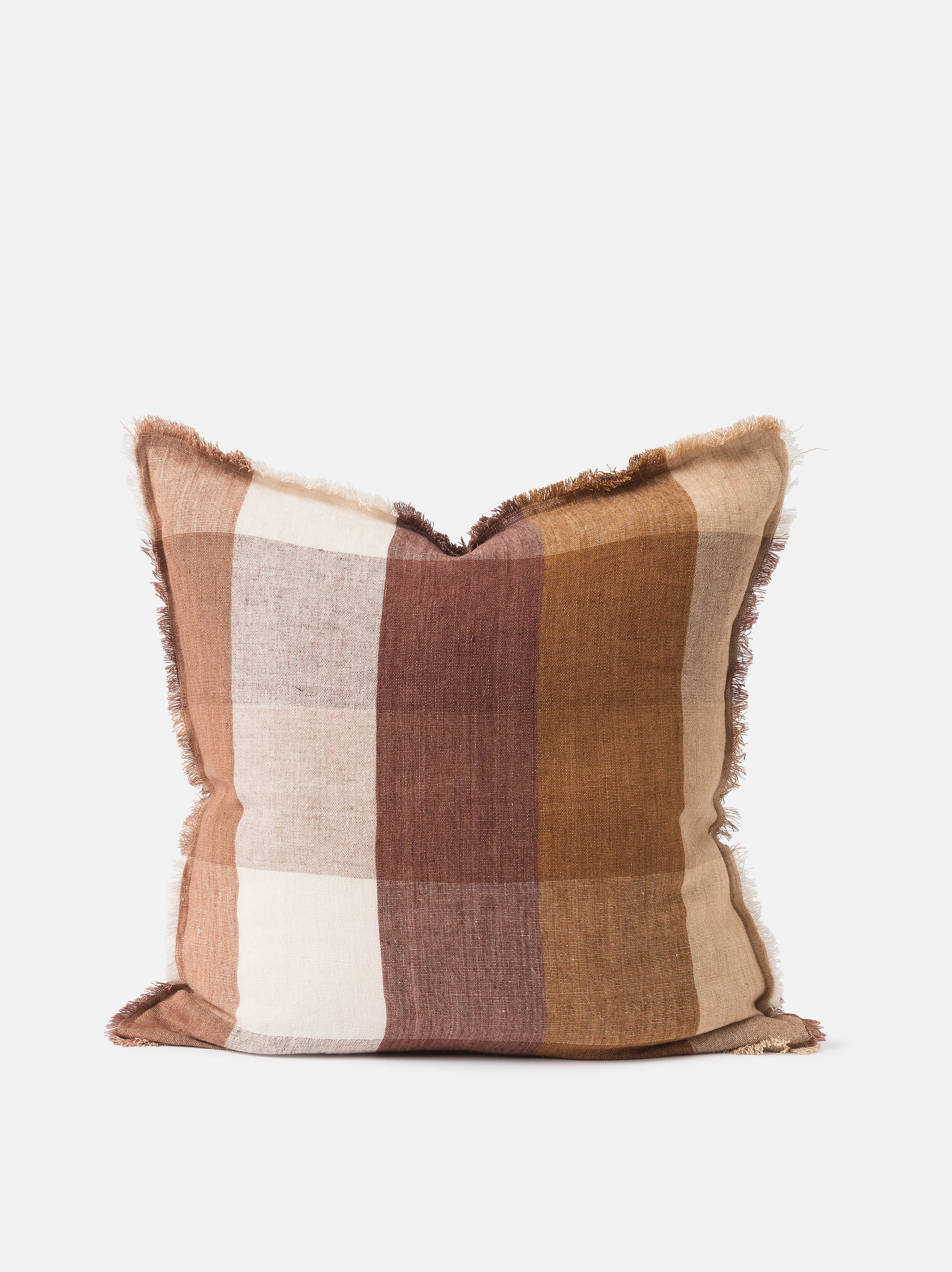 Casa Linen Cushion Cover Rose/Multi / 55x55cm