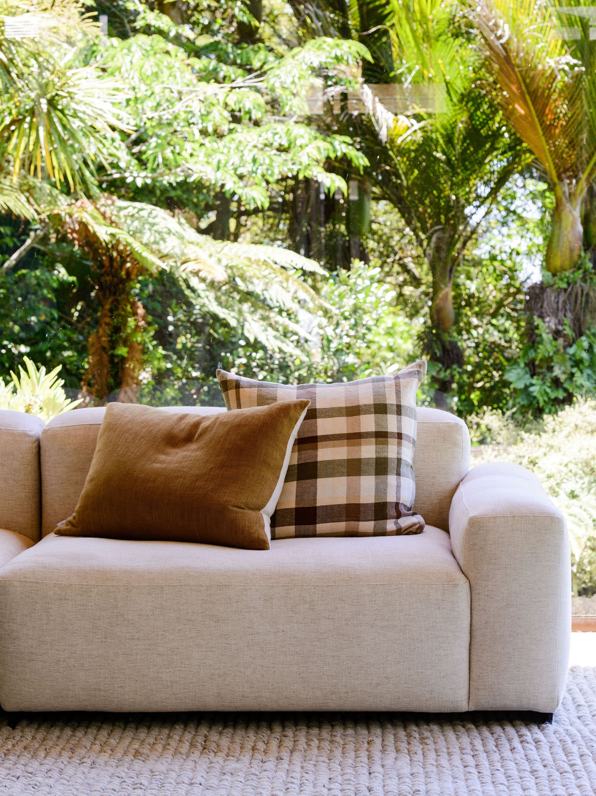 Frankie Woven Cushion Cover Multi / 55x55cm