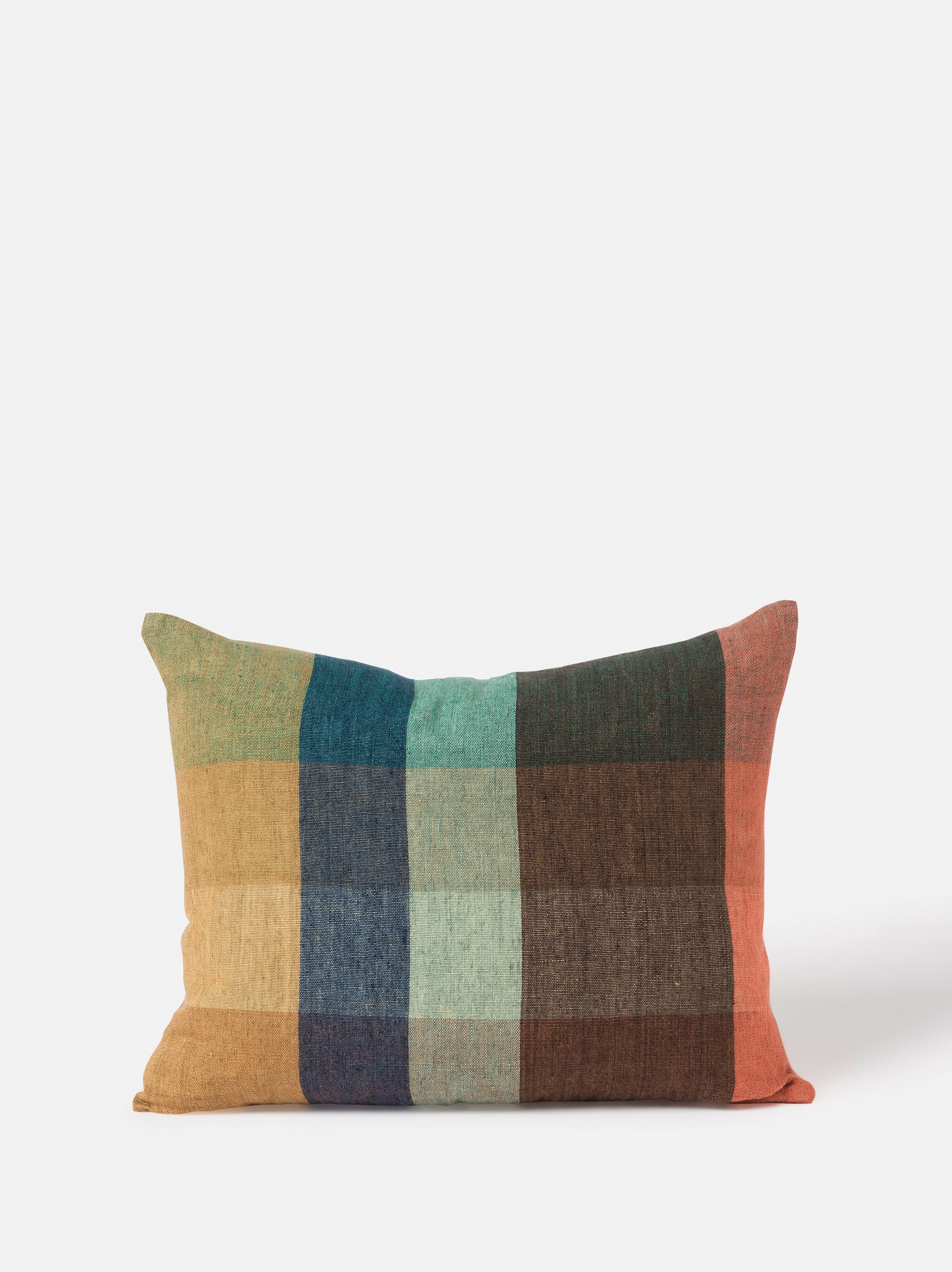 Cabin Linen Cushion Cover Kermit/Multi / 55x45cm
