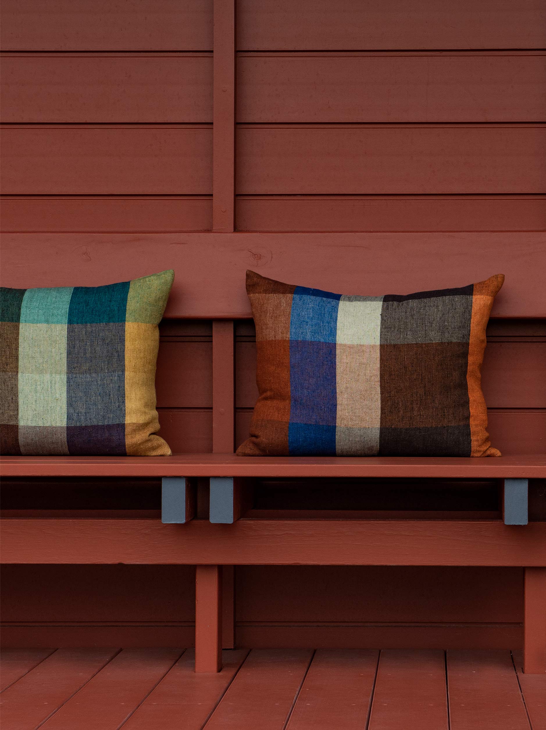 Cabin Linen Cushion Cover Kermit/Multi / 55x45cm