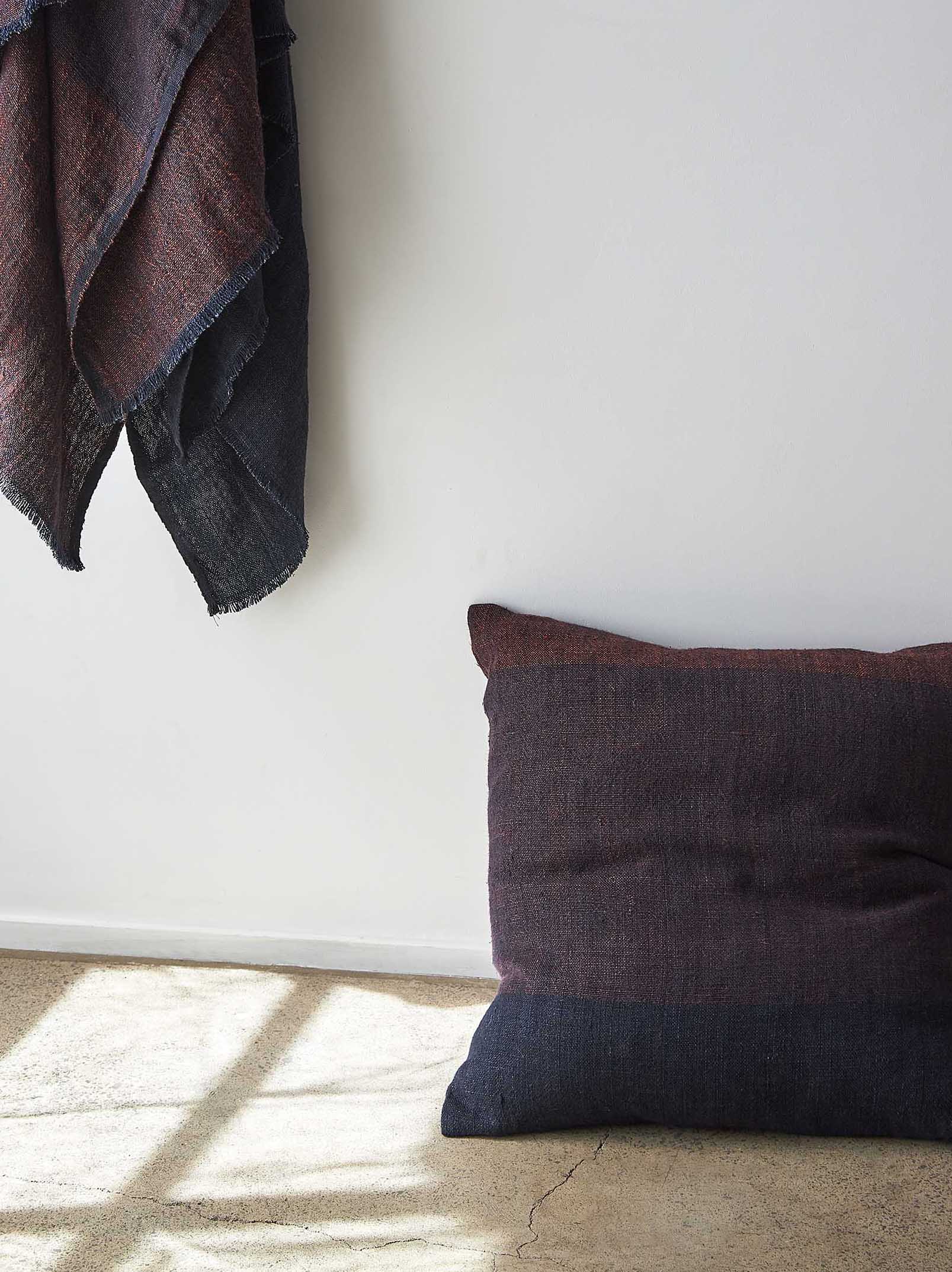 Rothko Cushion Cover Midnight/Multi / 55x45cm