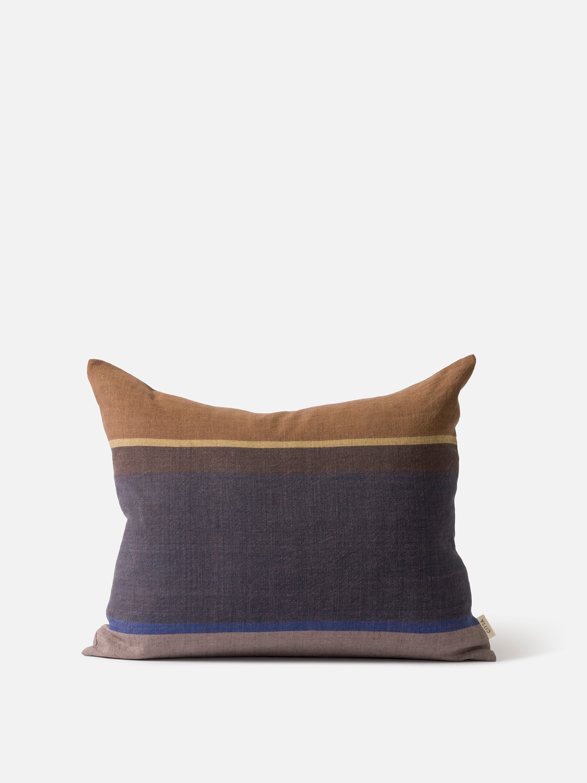 Obi Cushion Cover Blue Black/Dijon / 55x45cm
