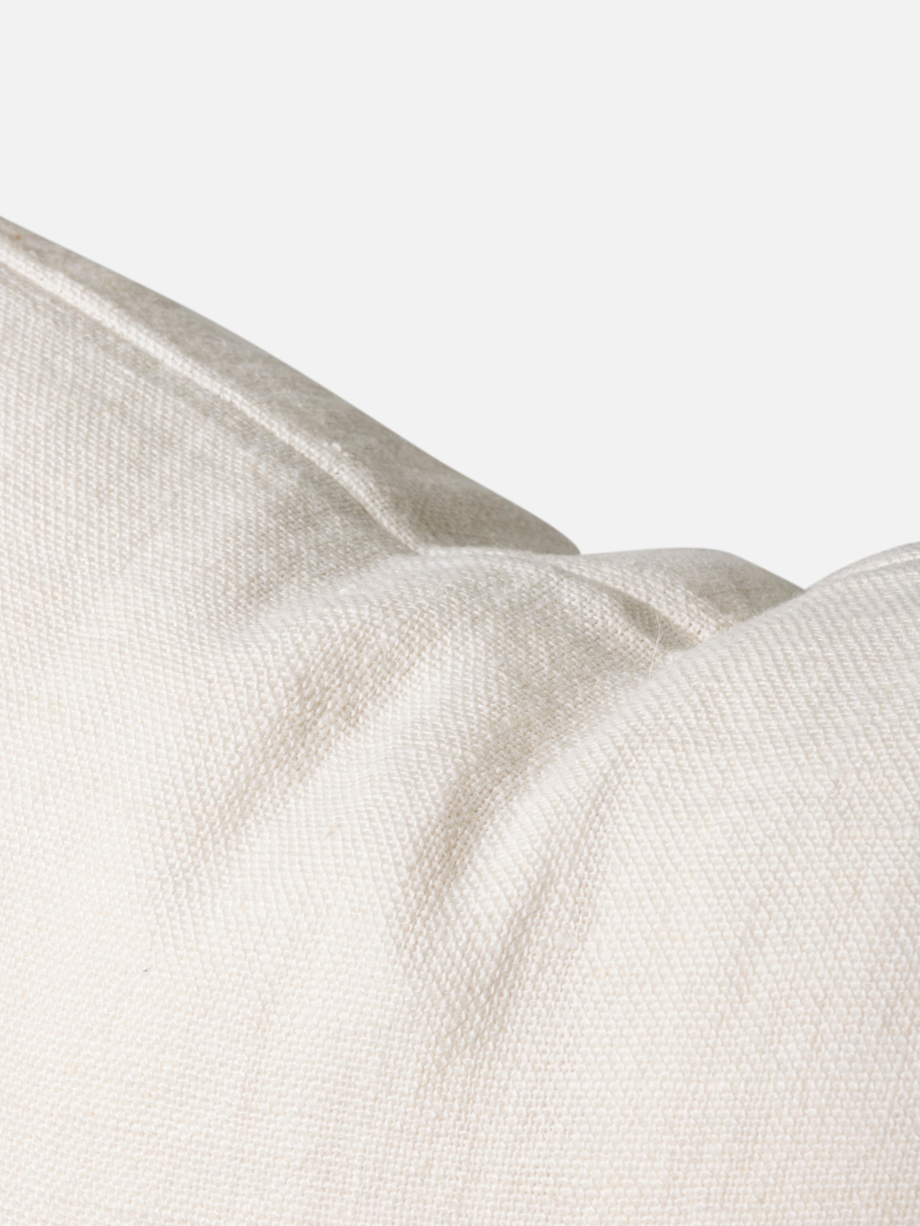 Heavy Linen Cushion Cover Ivory / 55x55cm