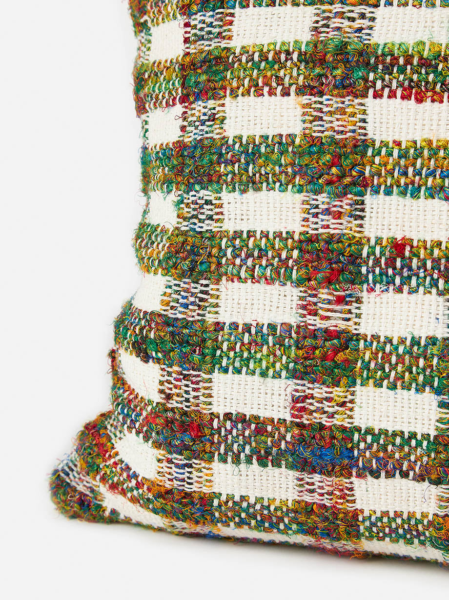 Lucille Cushion Cover Chalk/Multi / 55x45cm