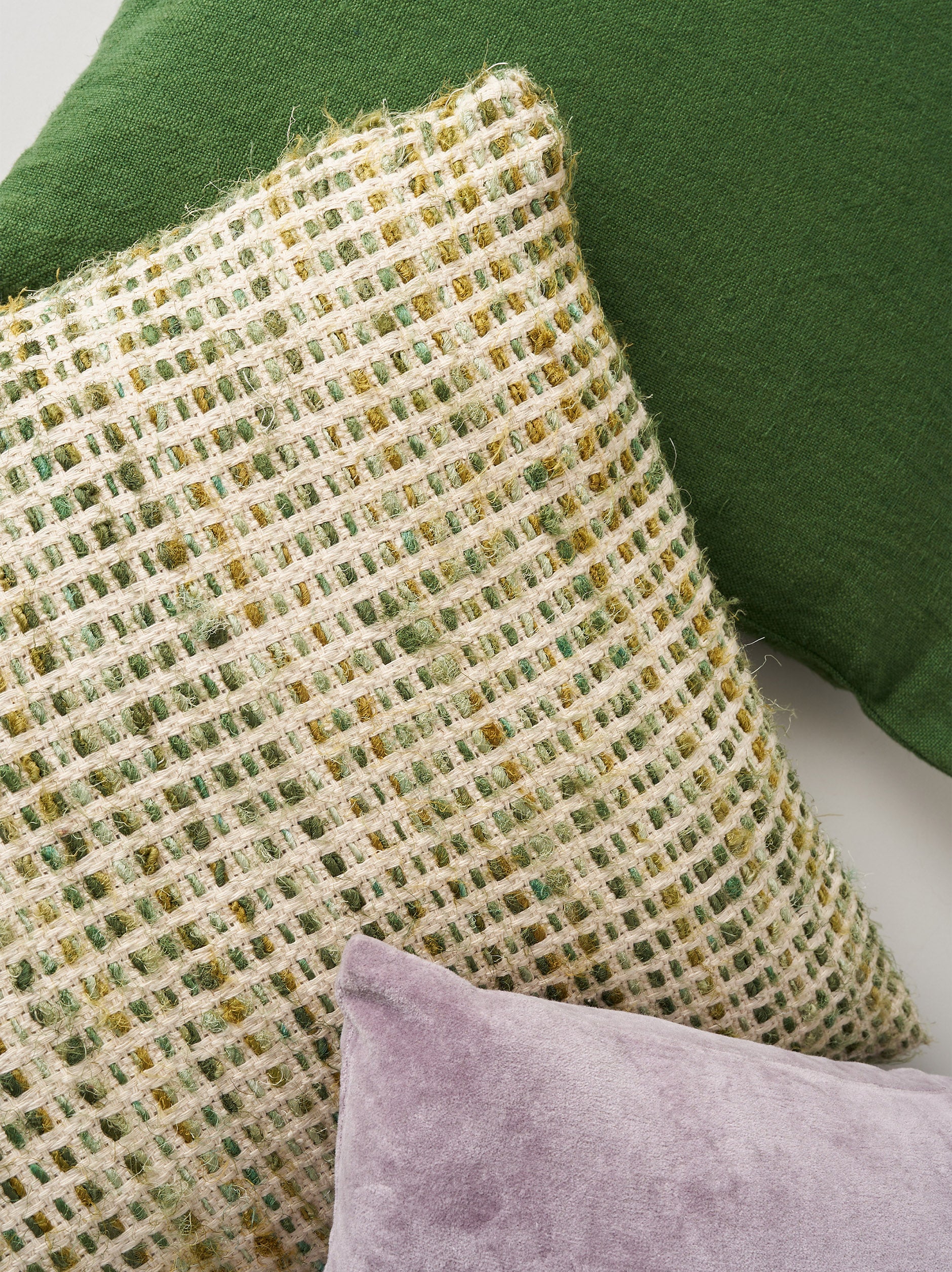 Valerie Woven Cushion Cover Kale/Multi / 55x45cm