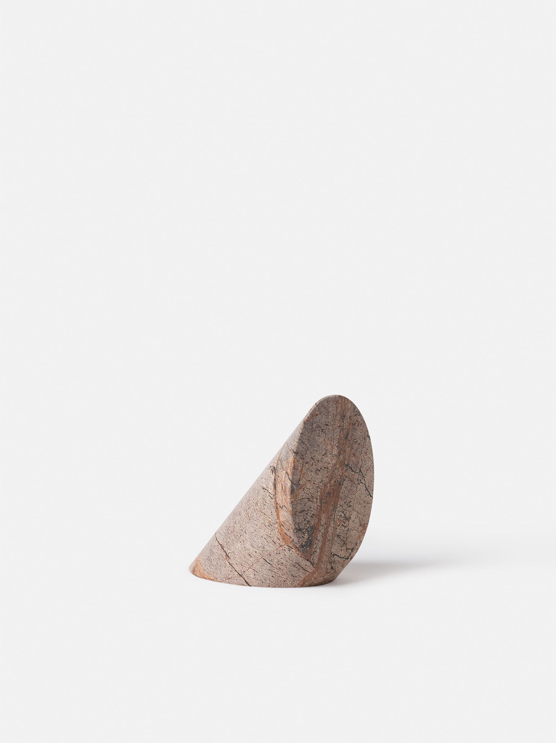 Geo Marble Wedge Forest Brown / One Size
