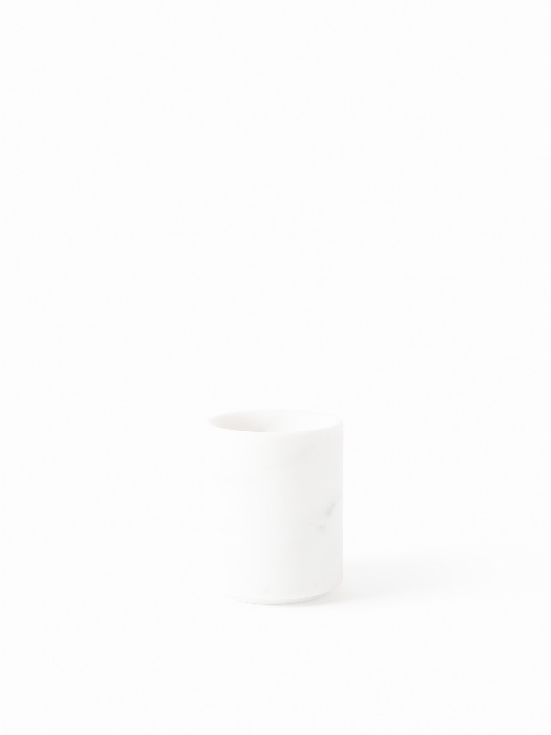 Marble Toothbrush Holder White / One Size
