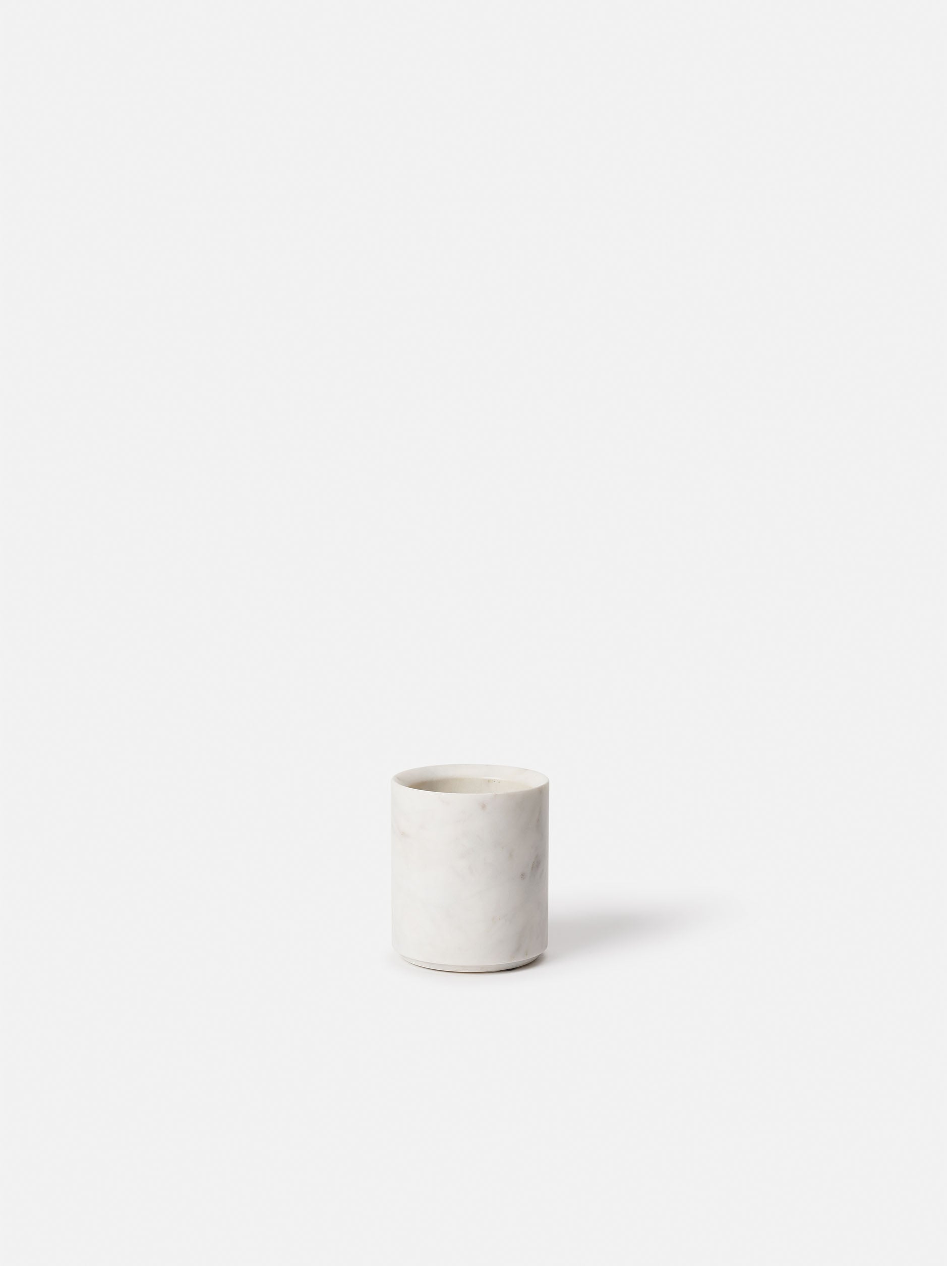 Marble Utensil Holder White / Small
