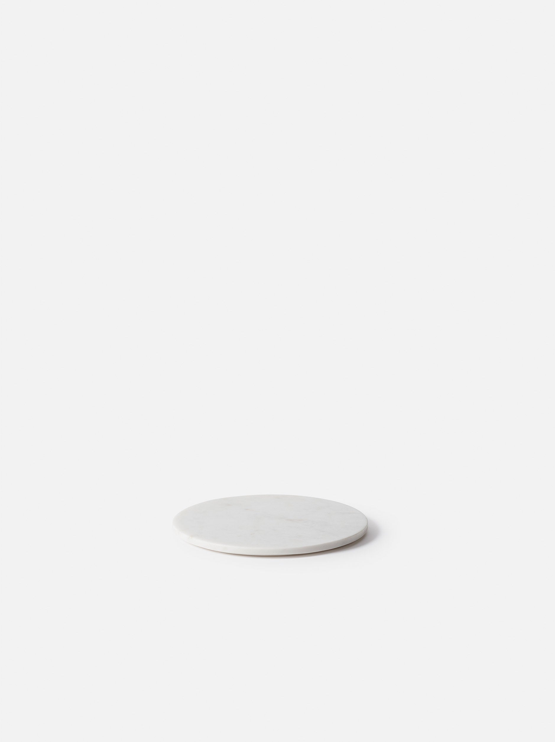 Marble Round Board White / Small