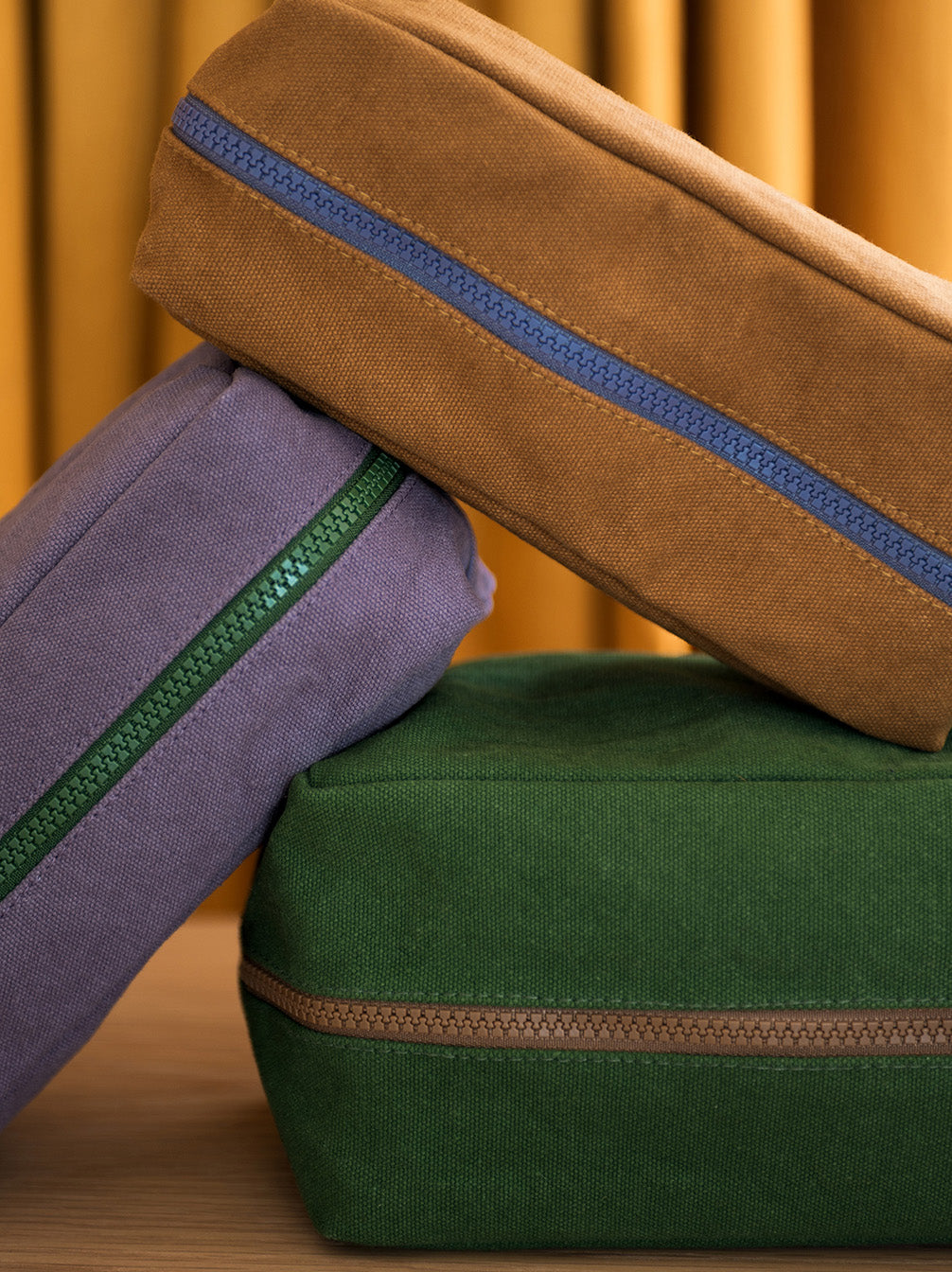 Marlo Contrast Wash Bag Lupin/Spirulina / Small