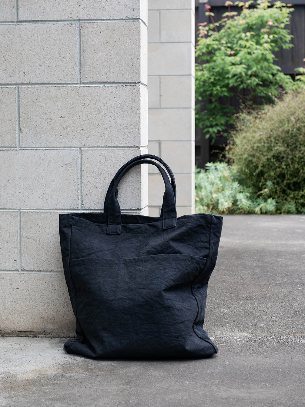 Oversized Tote Blue Black / One Size