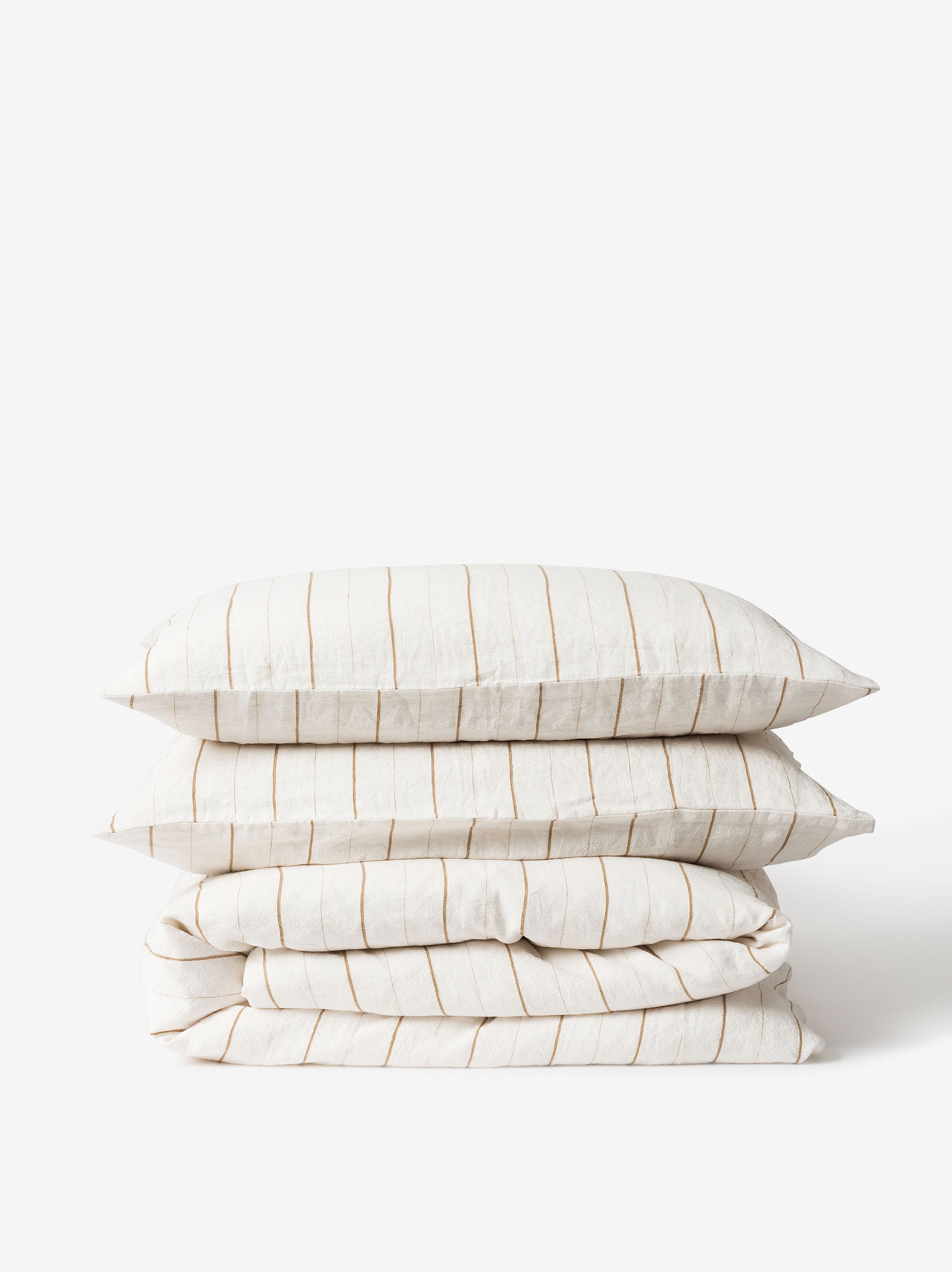 Monday Linen Duvet Cover Chalk/Miso / Super King