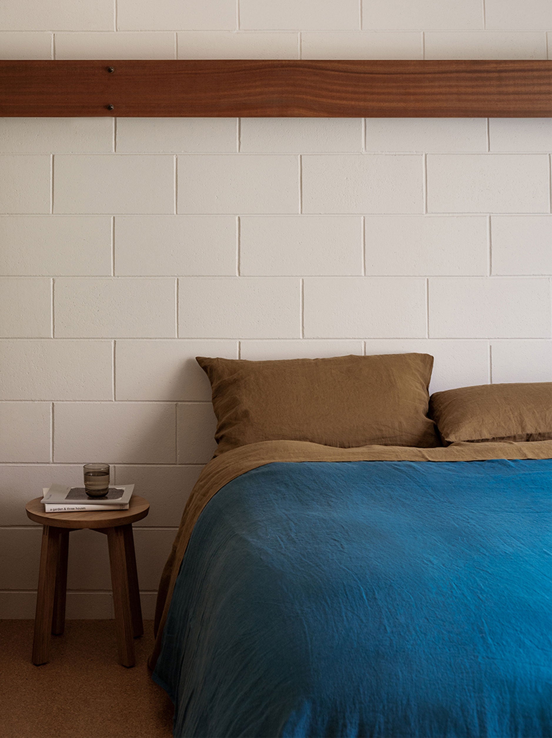 Sea Linen Duvet Cover Sea / King