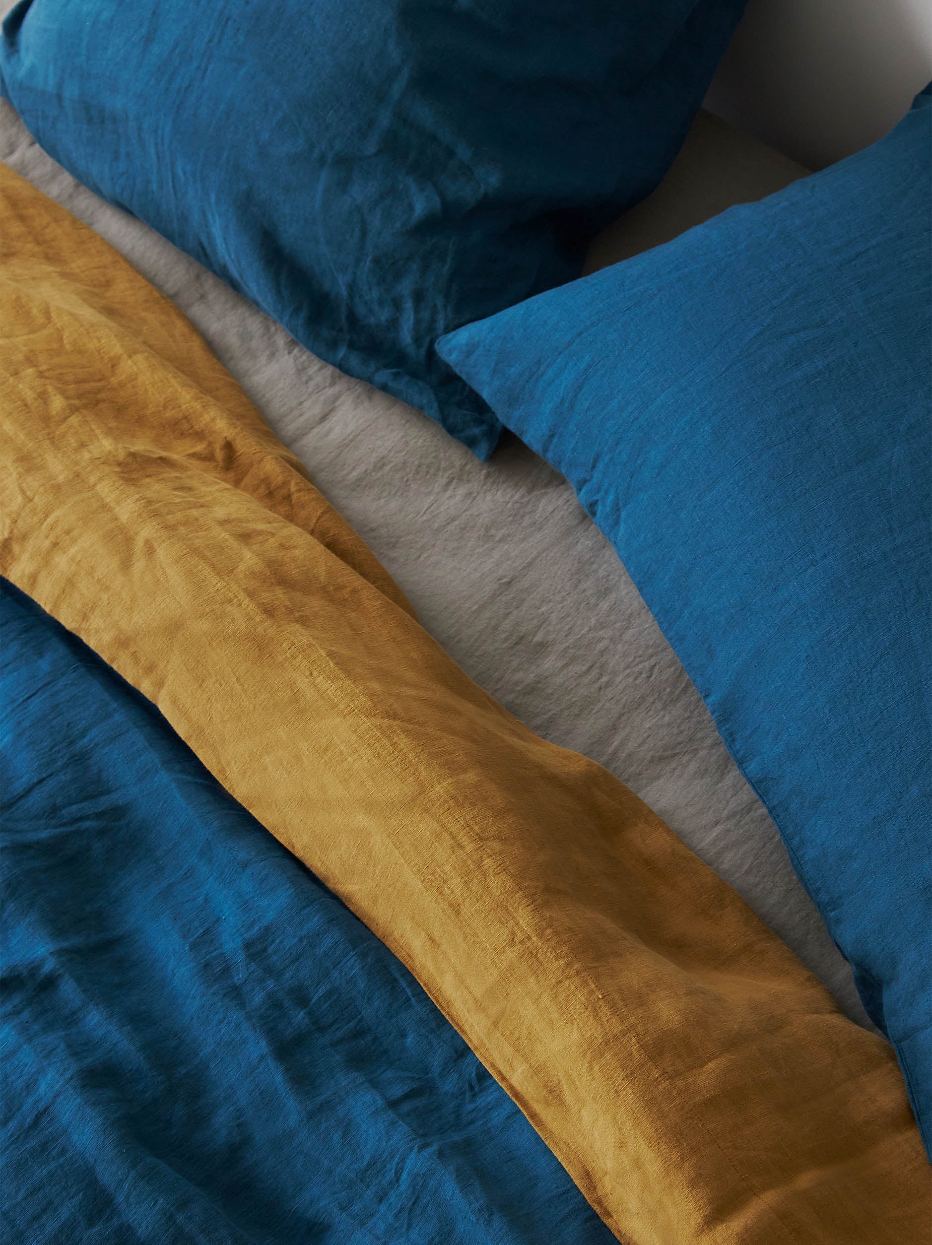 Sea Linen Duvet Cover Sea / King