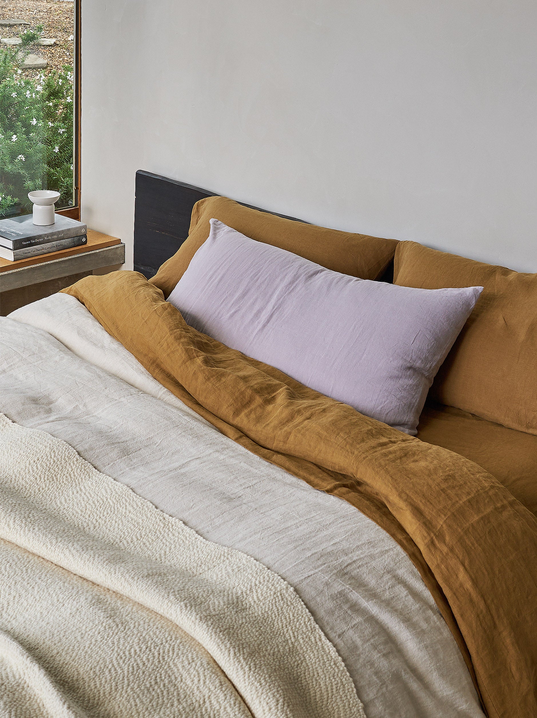 Pansy Linen Lodge Pillowcase PR Pansy / Lodge Pillowcase Pair