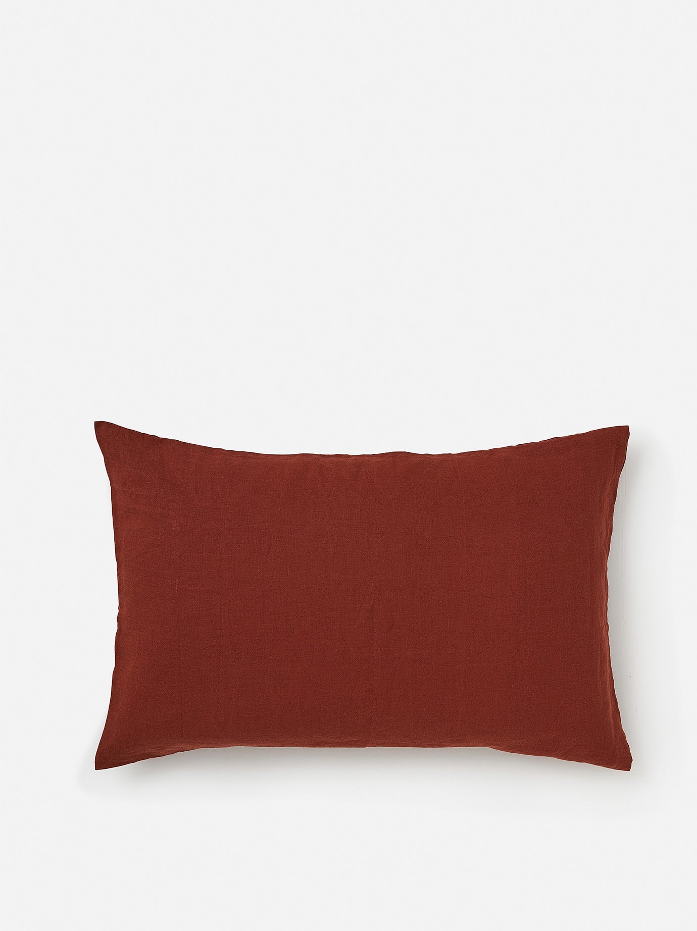 Brick Linen Pillowcase PR Brick / Pillowcase Pair