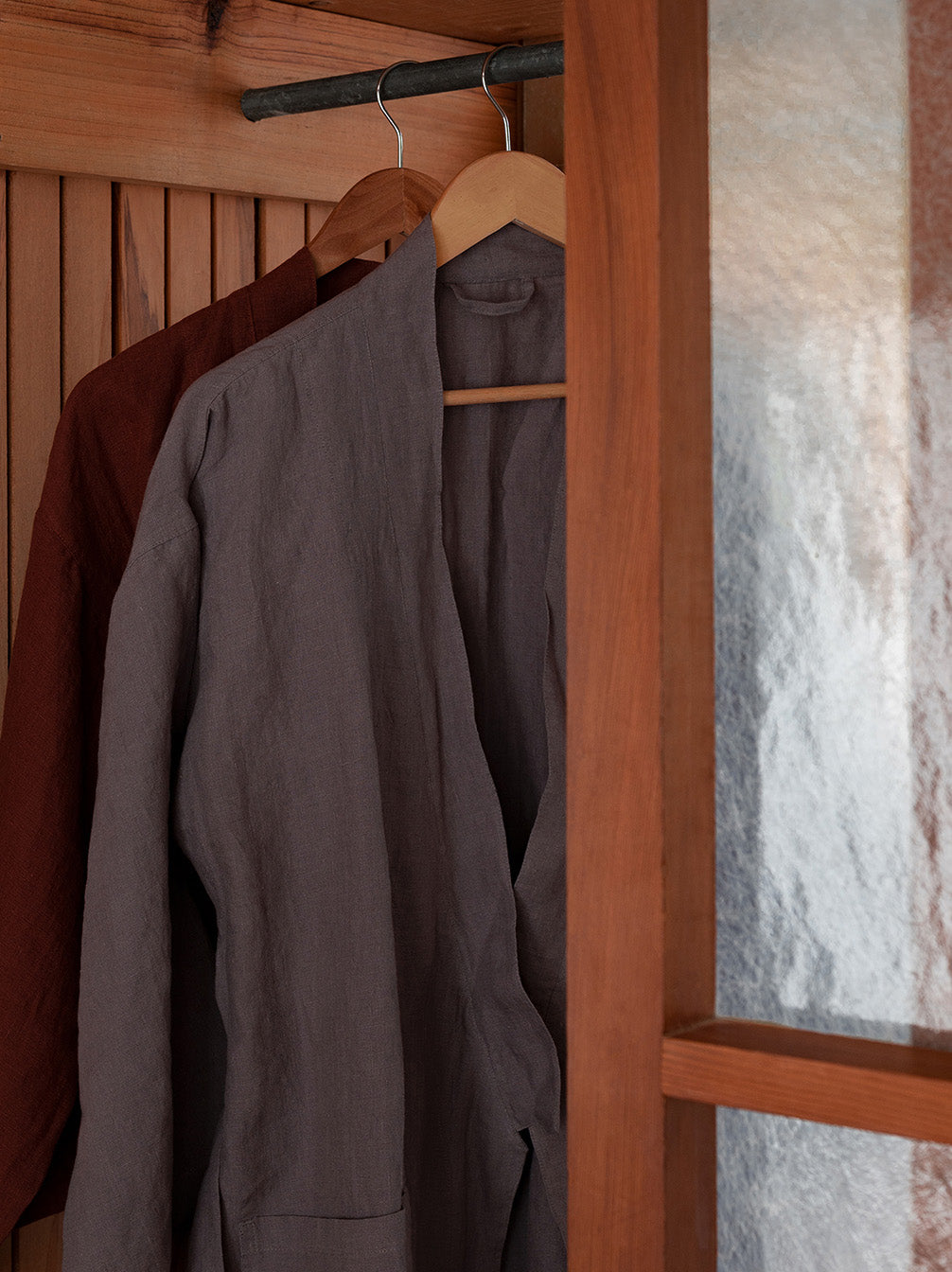 Lupin Linen Robe Lupin / Large