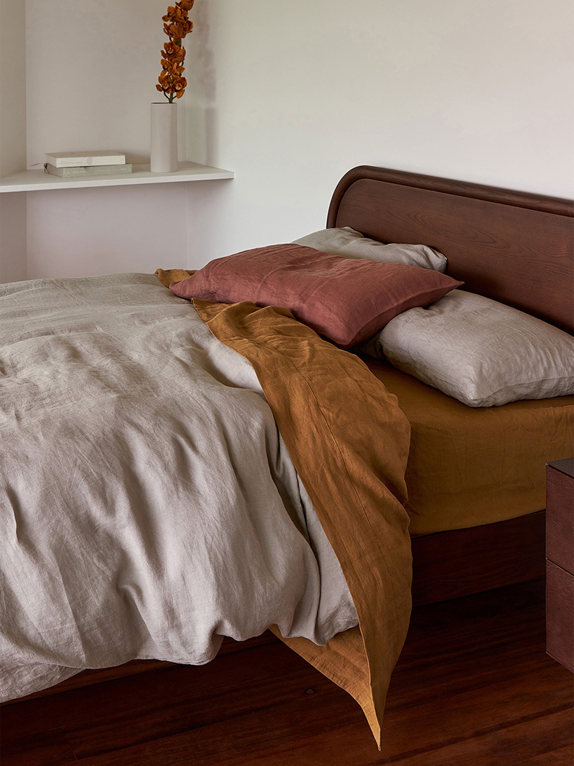 Puddle Linen Duvet Cover Puddle / King