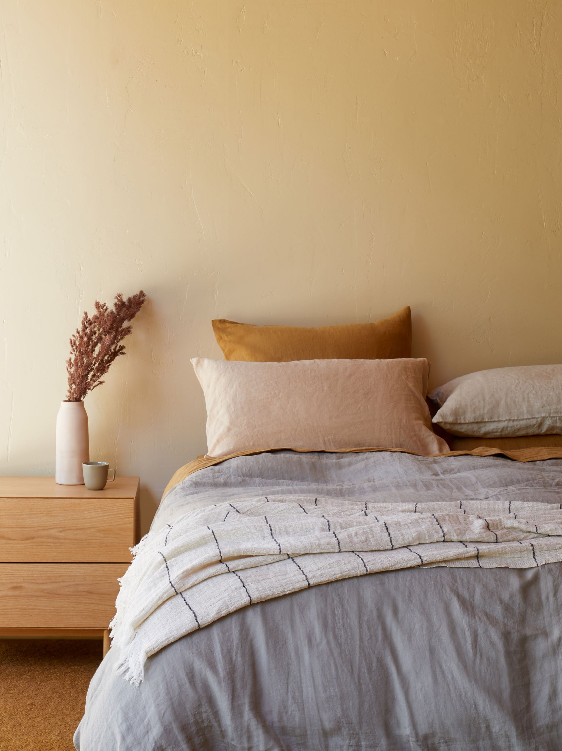 Puddle Linen Duvet Cover Puddle / Queen
