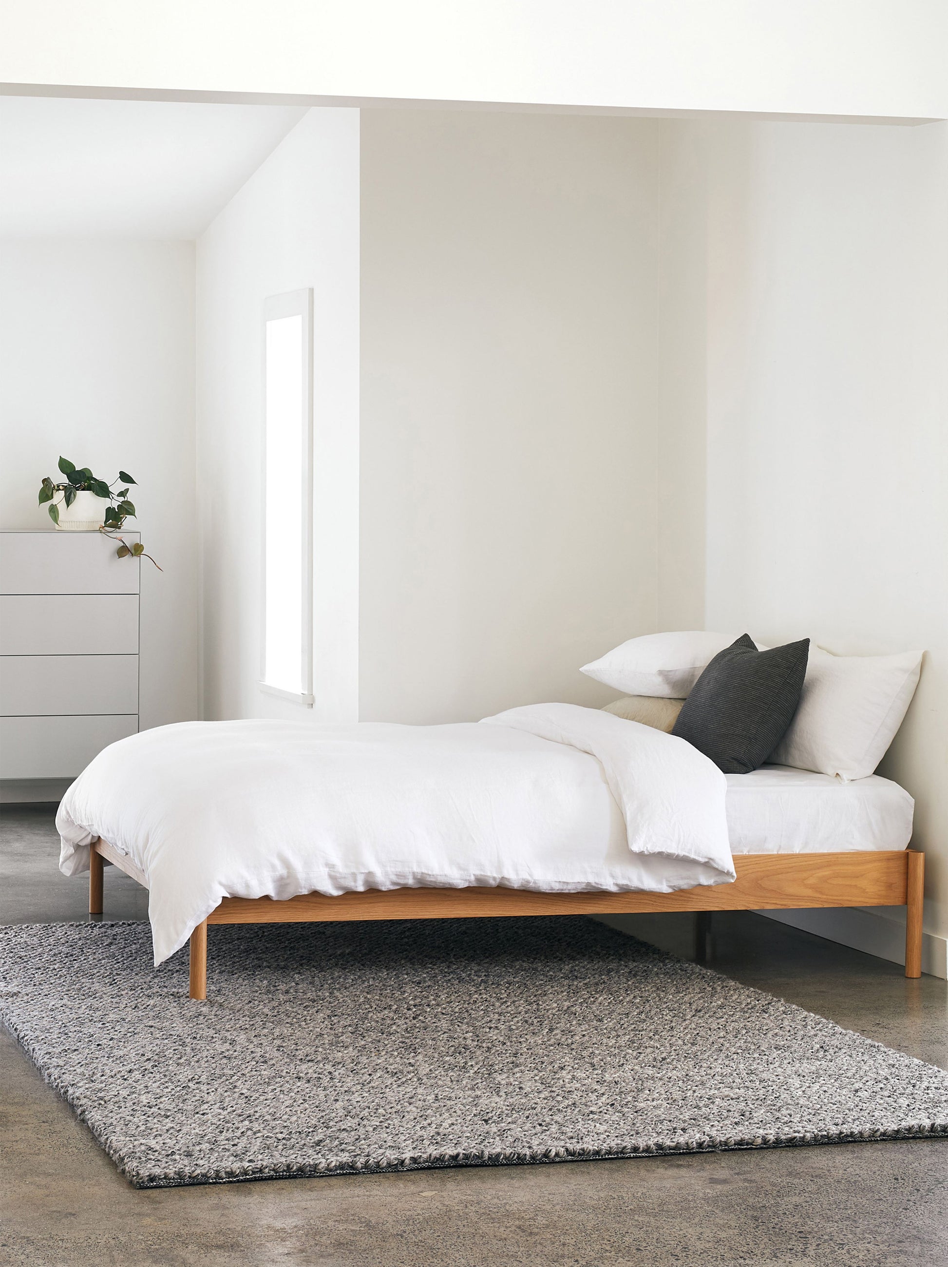 White Linen Pillowcase PR White / Pillowcase Pair