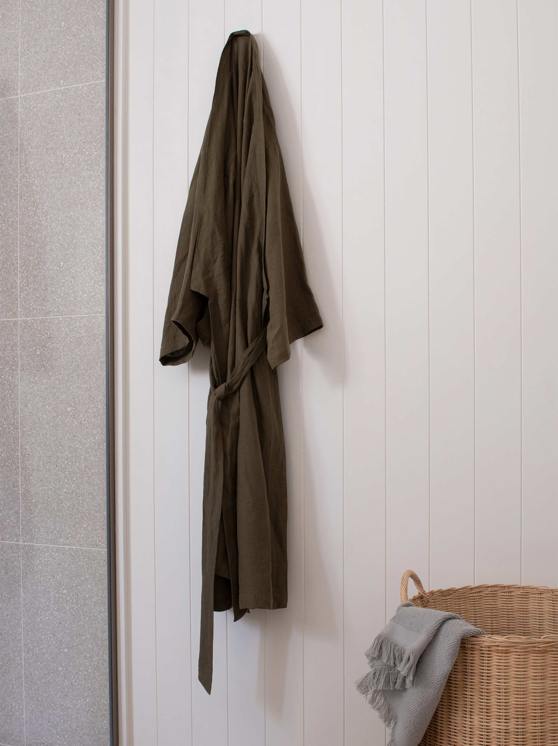 Ivy Men's Linen Robe Ivy / Large/X-Large