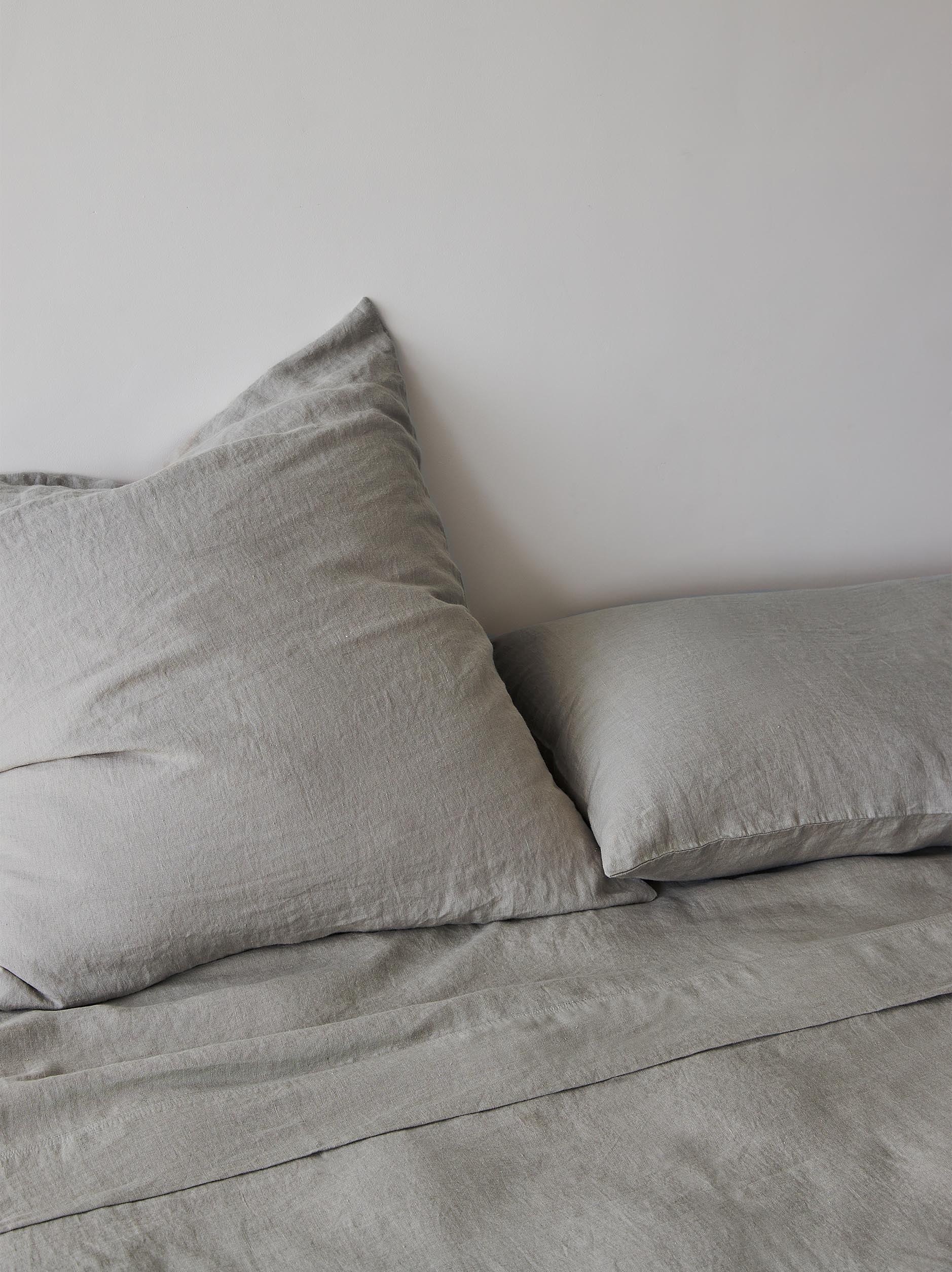 Puddle Linen Flat Sheet Puddle / Queen