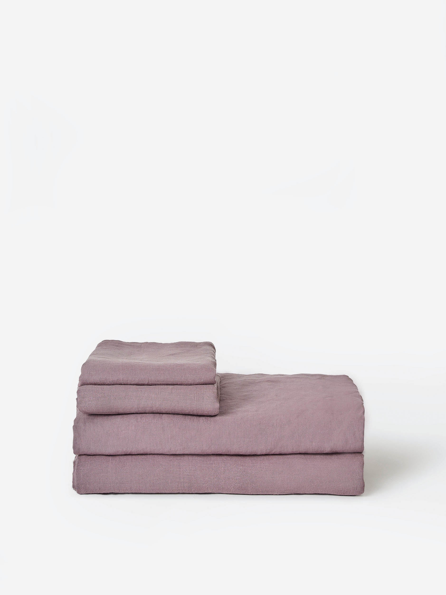 Lupin Linen Fitted Sheet Lupin / King