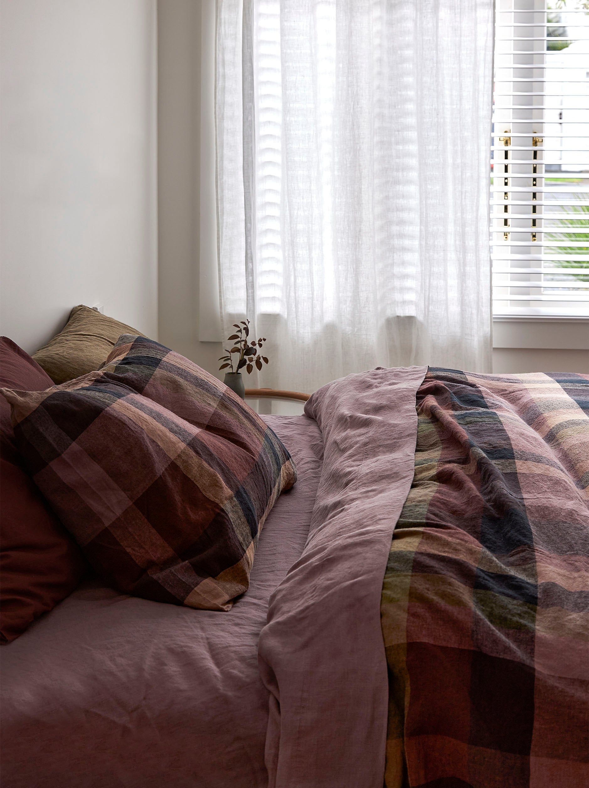 Lupin Linen Fitted Sheet Lupin / Queen