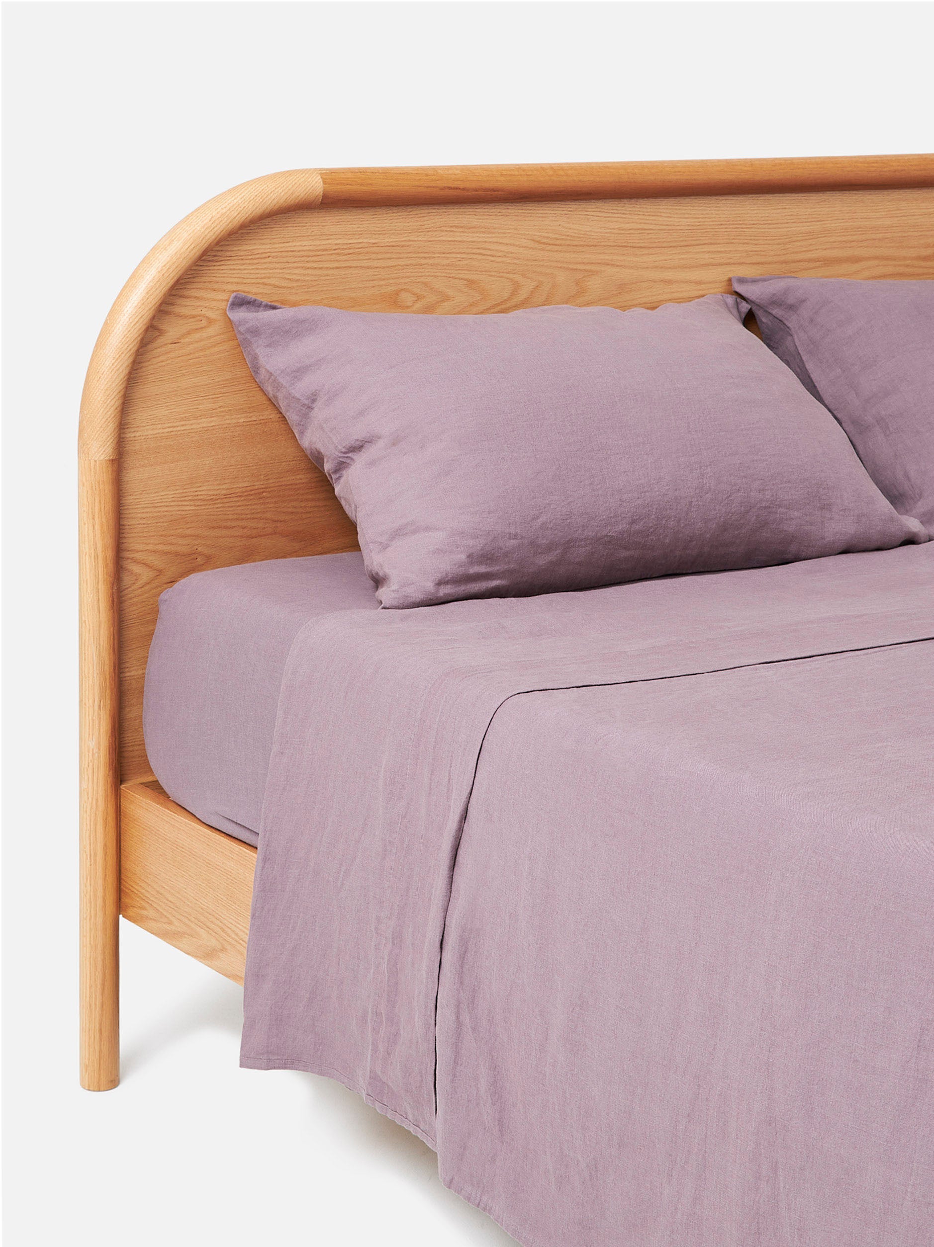 Lupin Linen Flat Sheet Lupin / King