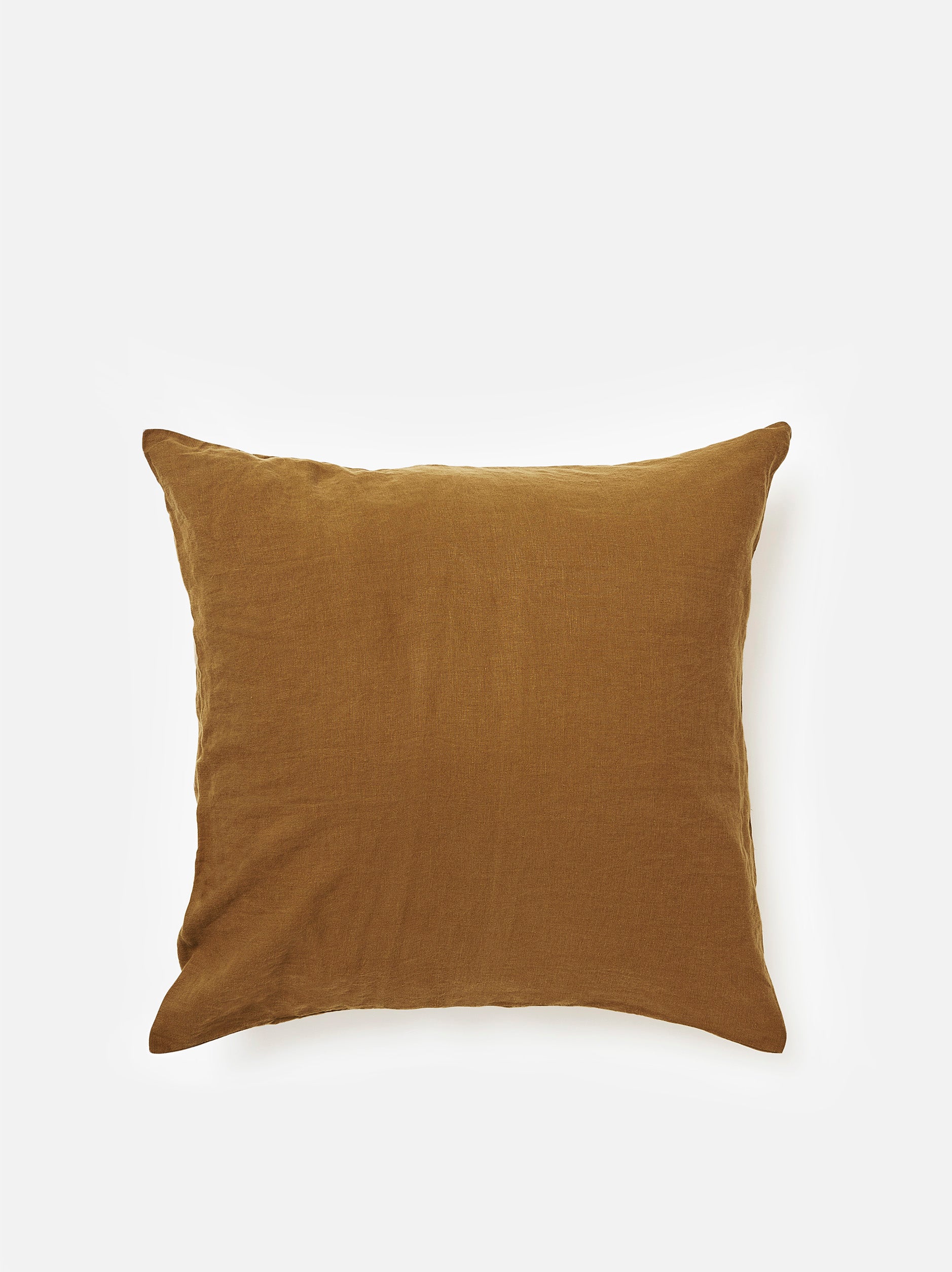 Ochre Linen Euro Pillowcase Ochre / Euro Pillowcase