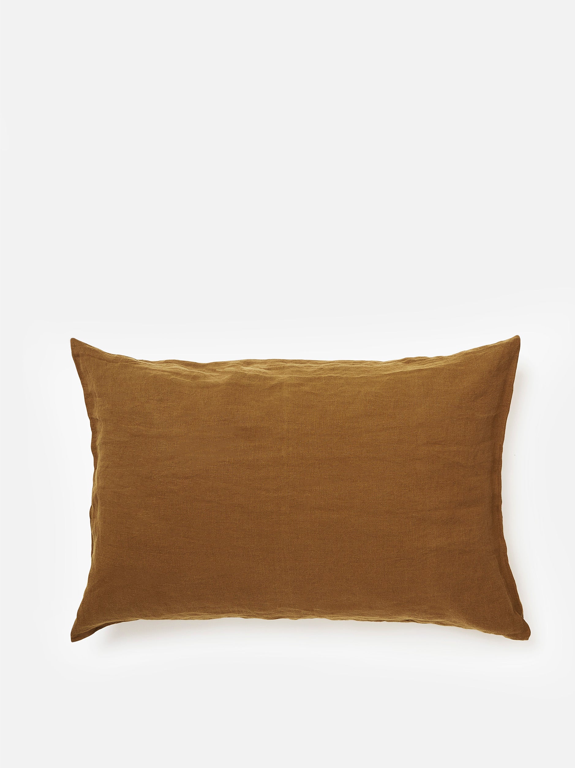 Ochre Linen Pillowcase PR Ochre / Pillowcase Pair