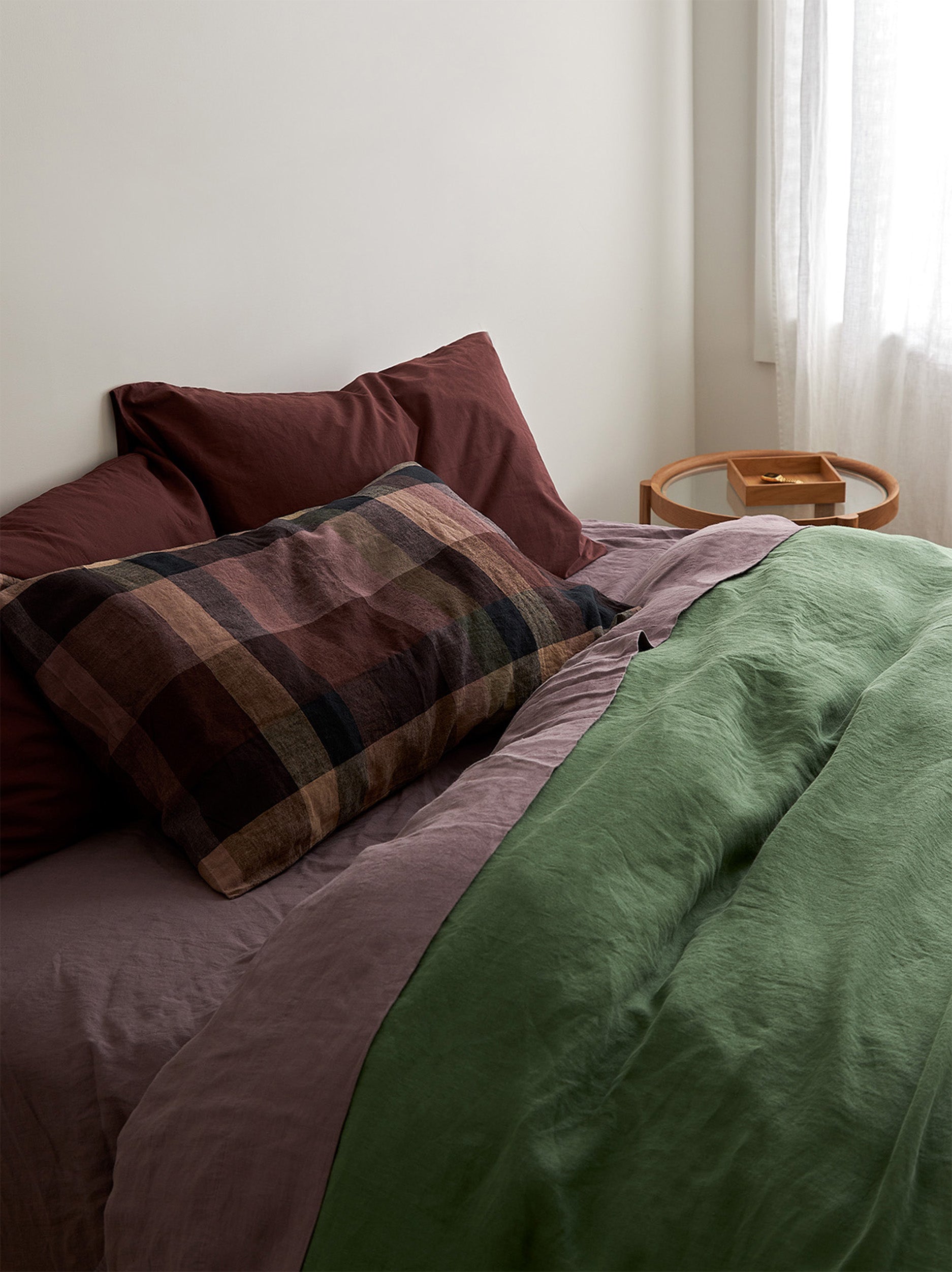 Spearmint Linen Duvet Cover Spearmint / King Single/Double