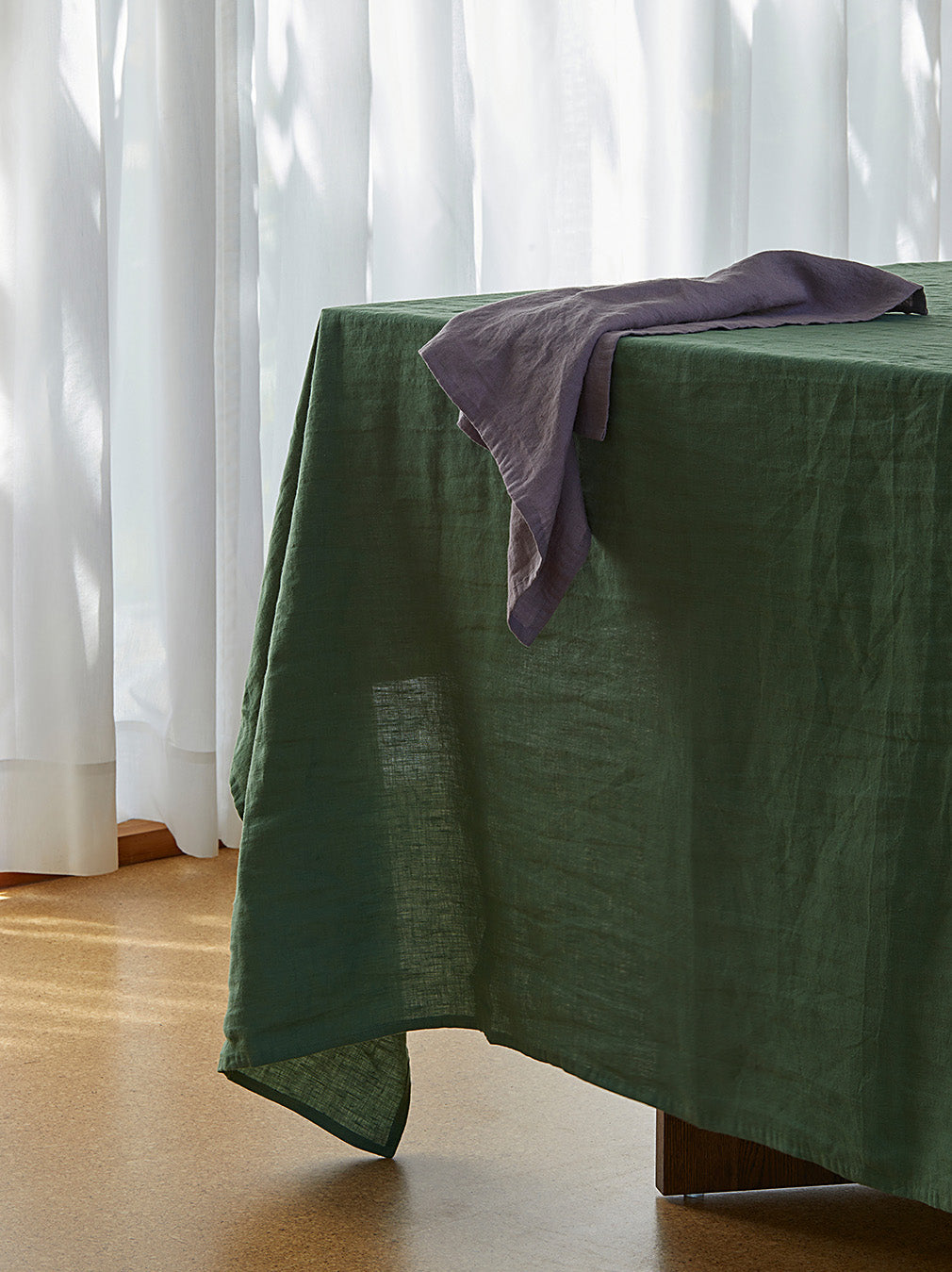 Spearmint Linen Tablecloth Spearmint / 155x270cm