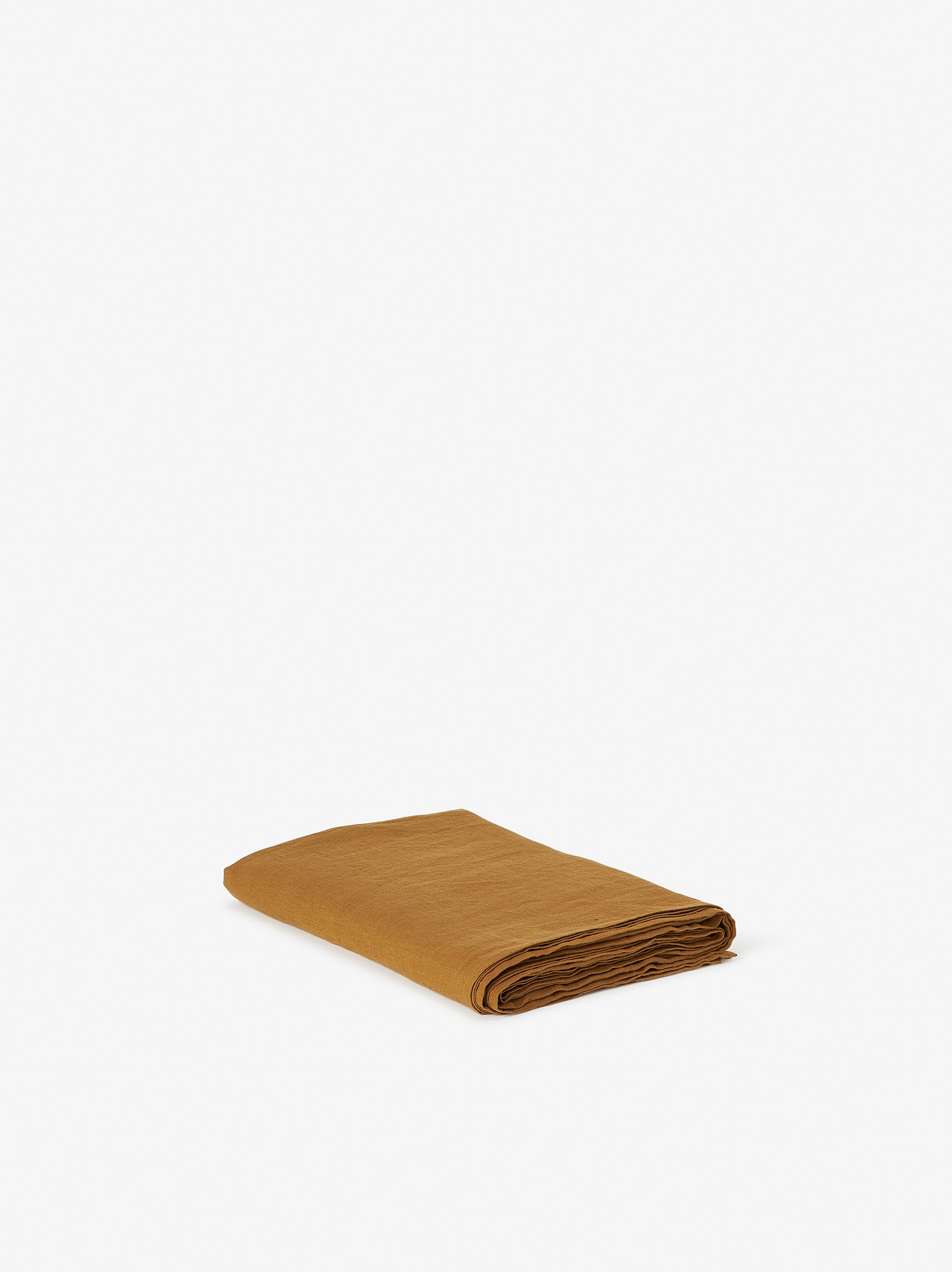 Ochre Linen Tablecloth Ochre / 155x270cm