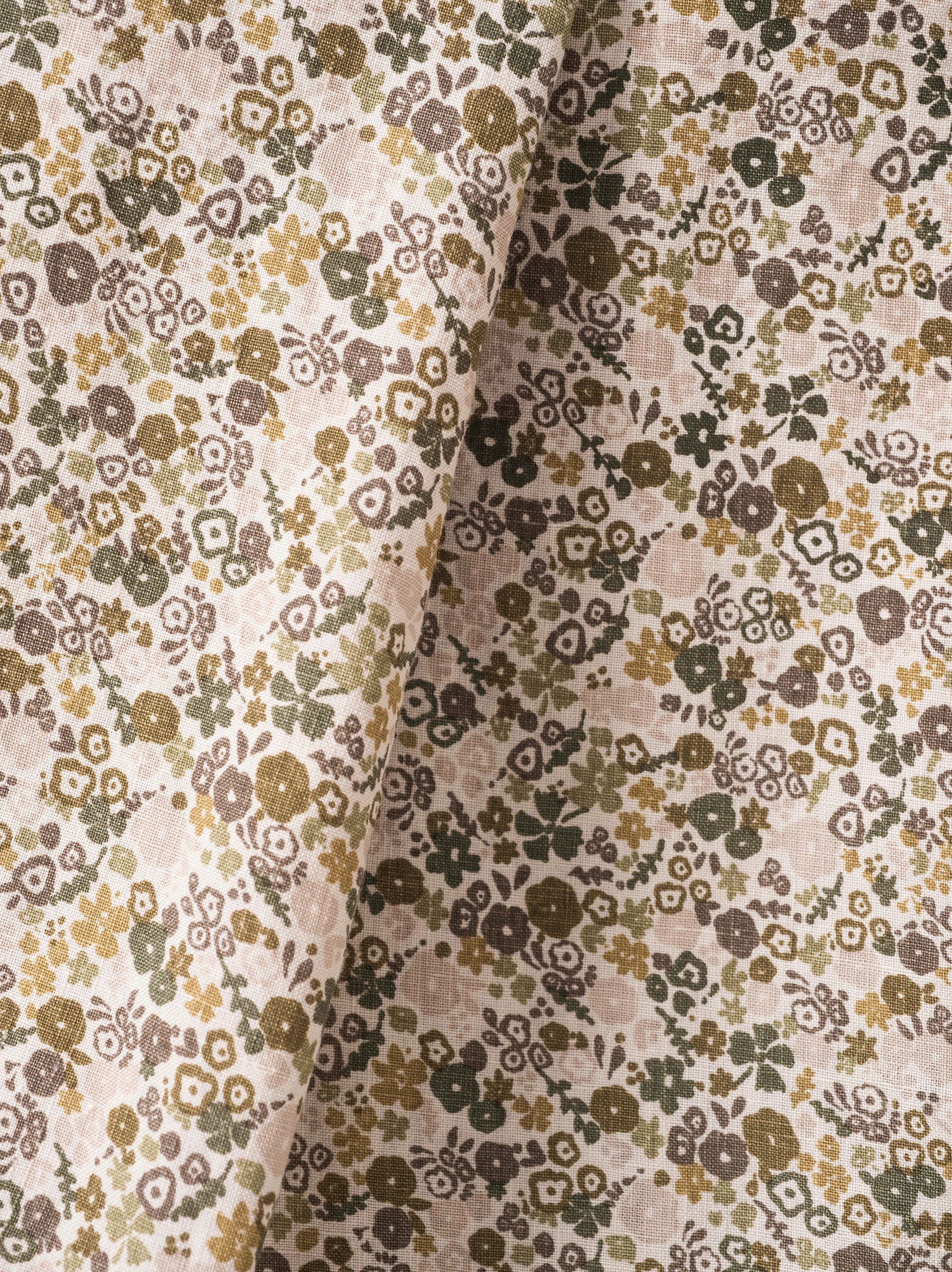 Wildflower Linen Duvet Cover Ivy/Multi / King Single/Double