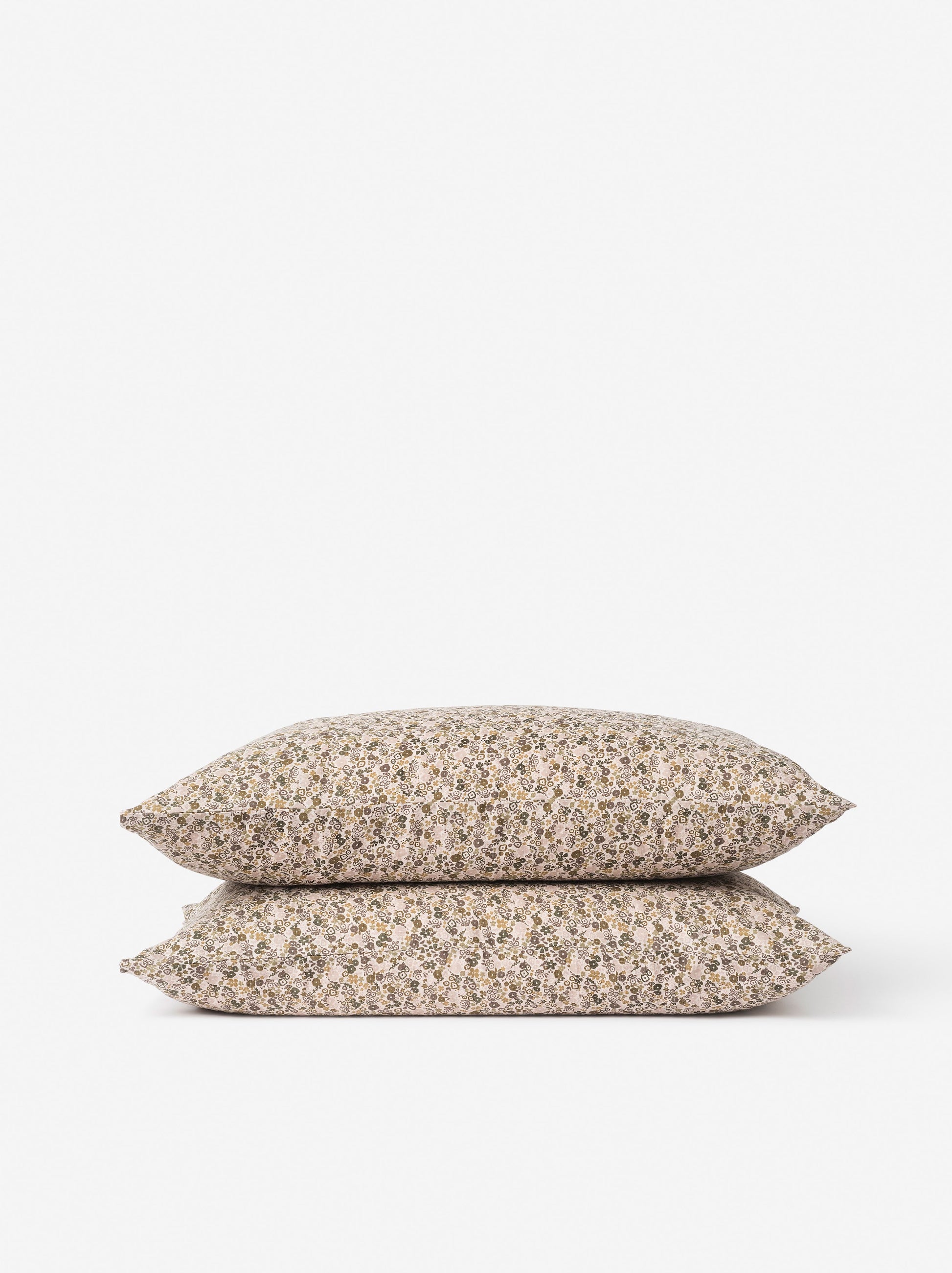 Wildflower Linen Pillowcase PR Ivy/Multi / Pillowcase Pair