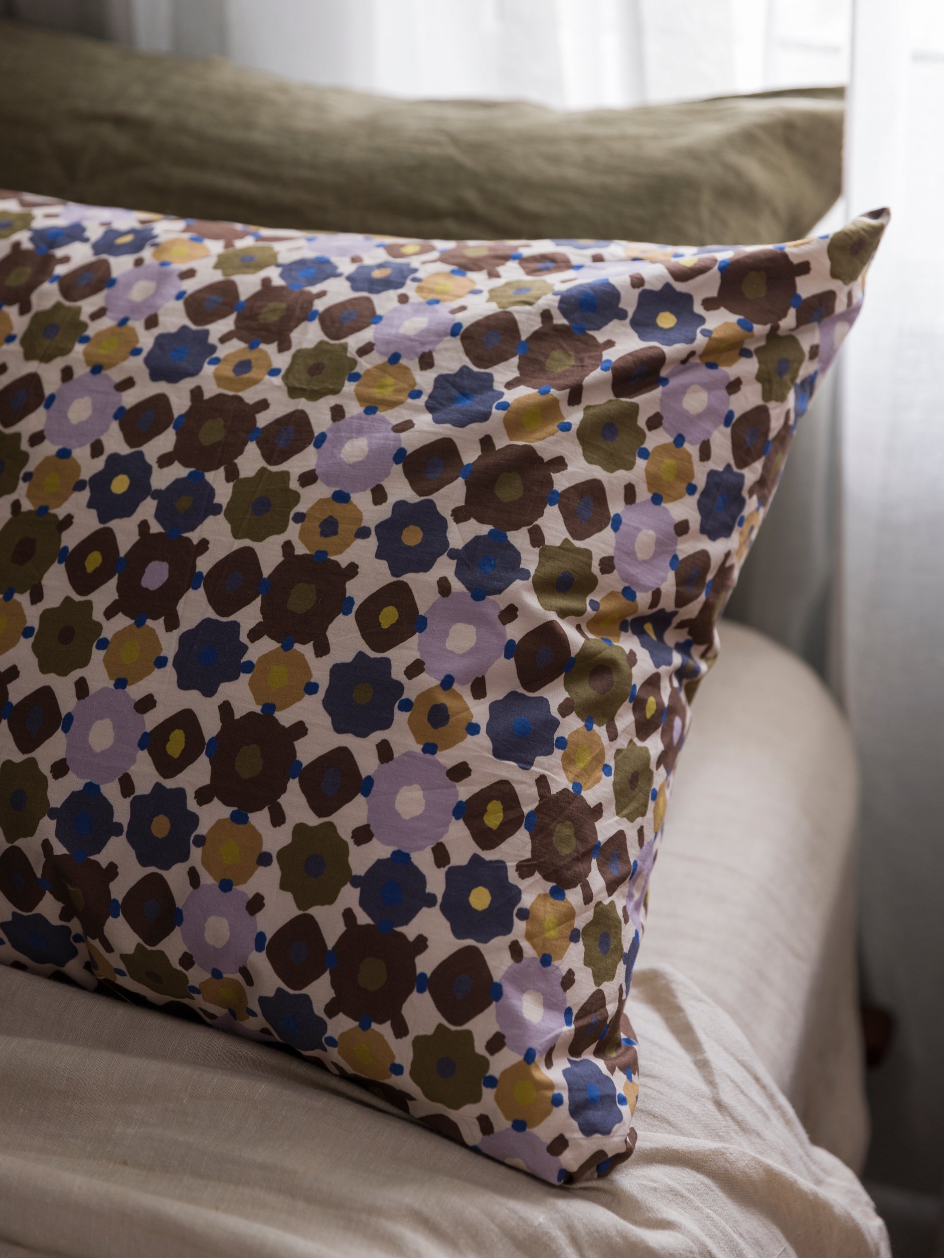 Chambray Linen Fitted Sheet Oatmeal / King