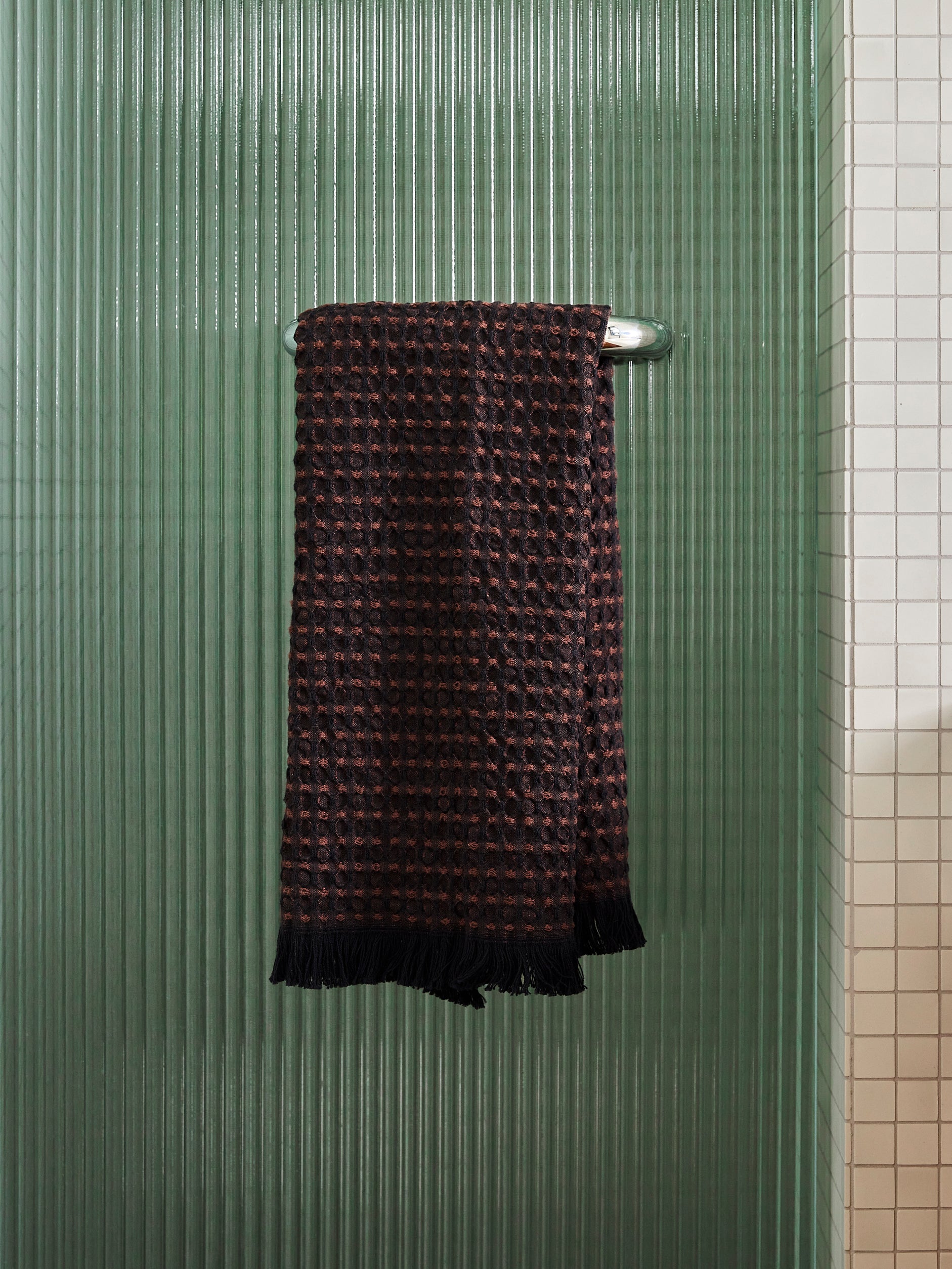 Aalto Bath Towel Range Midnight/Mahogany / Hand Towel