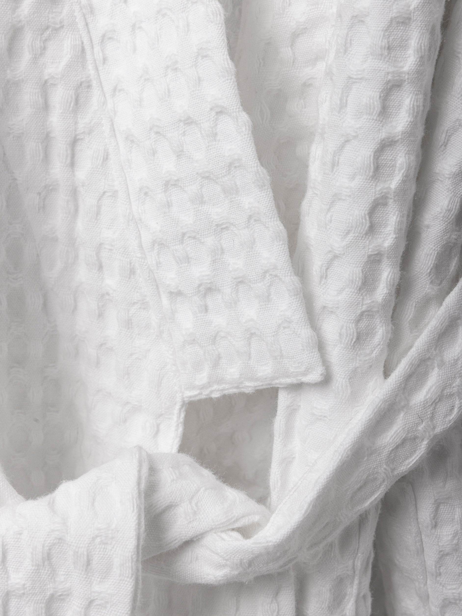 Waffle Mens Robe White / Large/X-Large