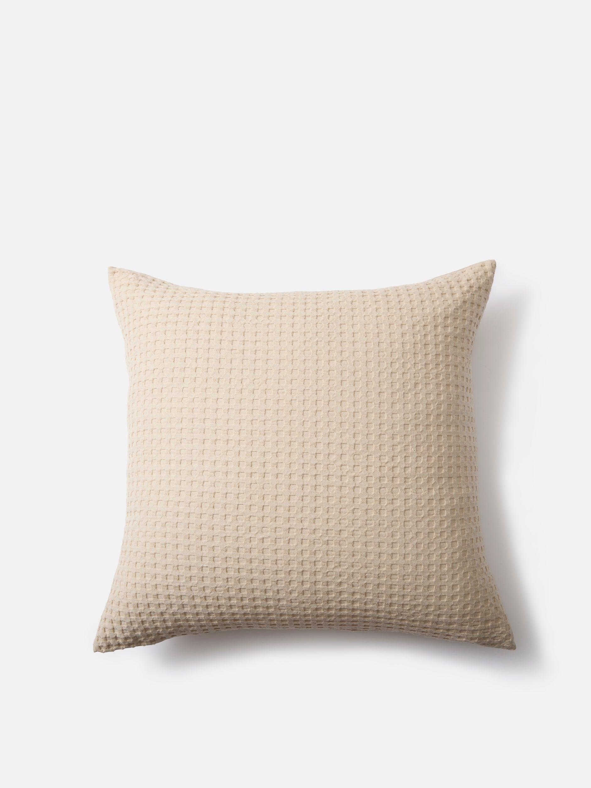 Textured Waffle Euro Pillowcase Natural / Euro Pillowcase