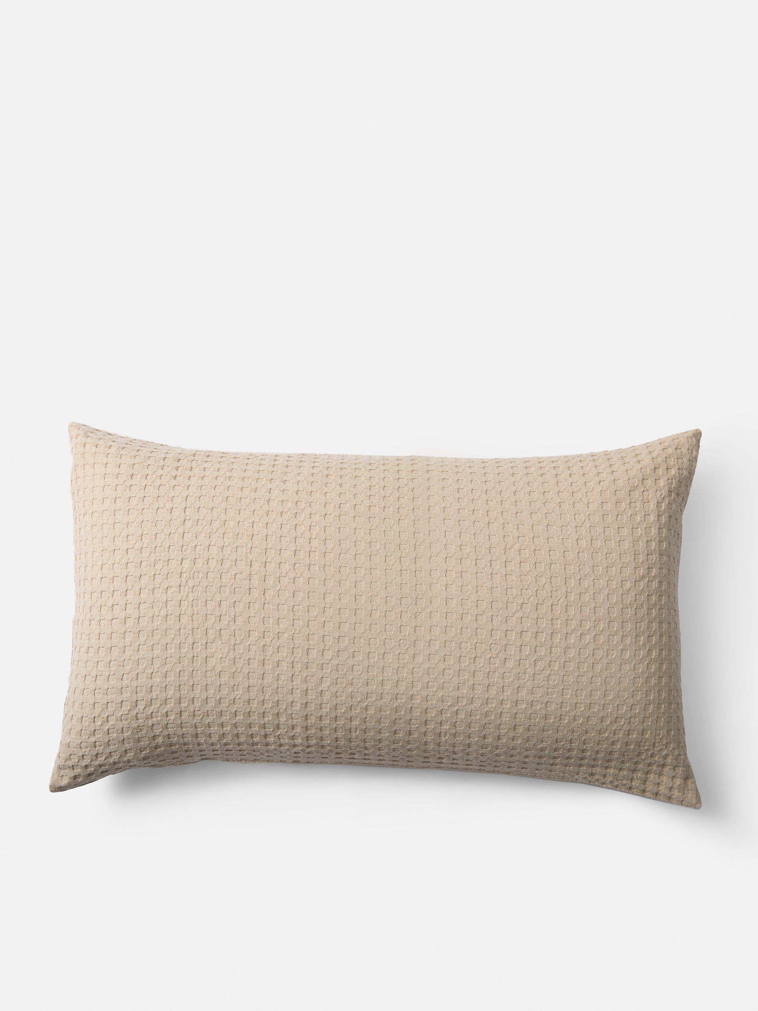Textured Waffle Lodge Pillowcase PR Natural / Lodge Pillowcase Pair