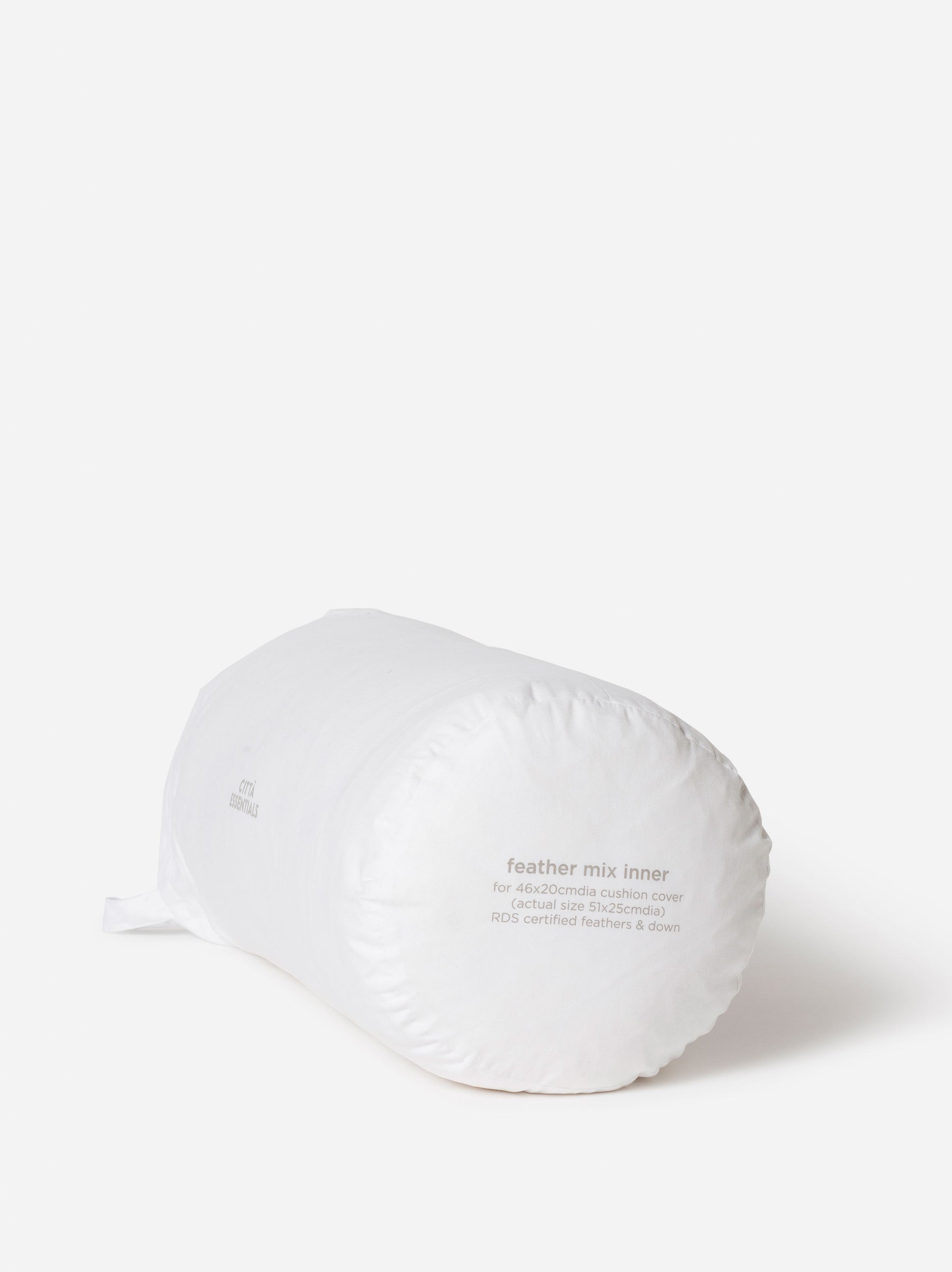 Feather Mix for 46x20cmdia Cover White / for a 20x46cmdia cover