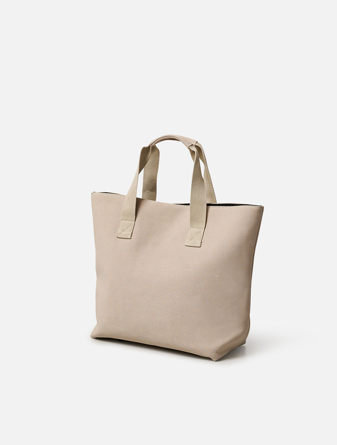 Canvas Tote Bag Beige / One Size