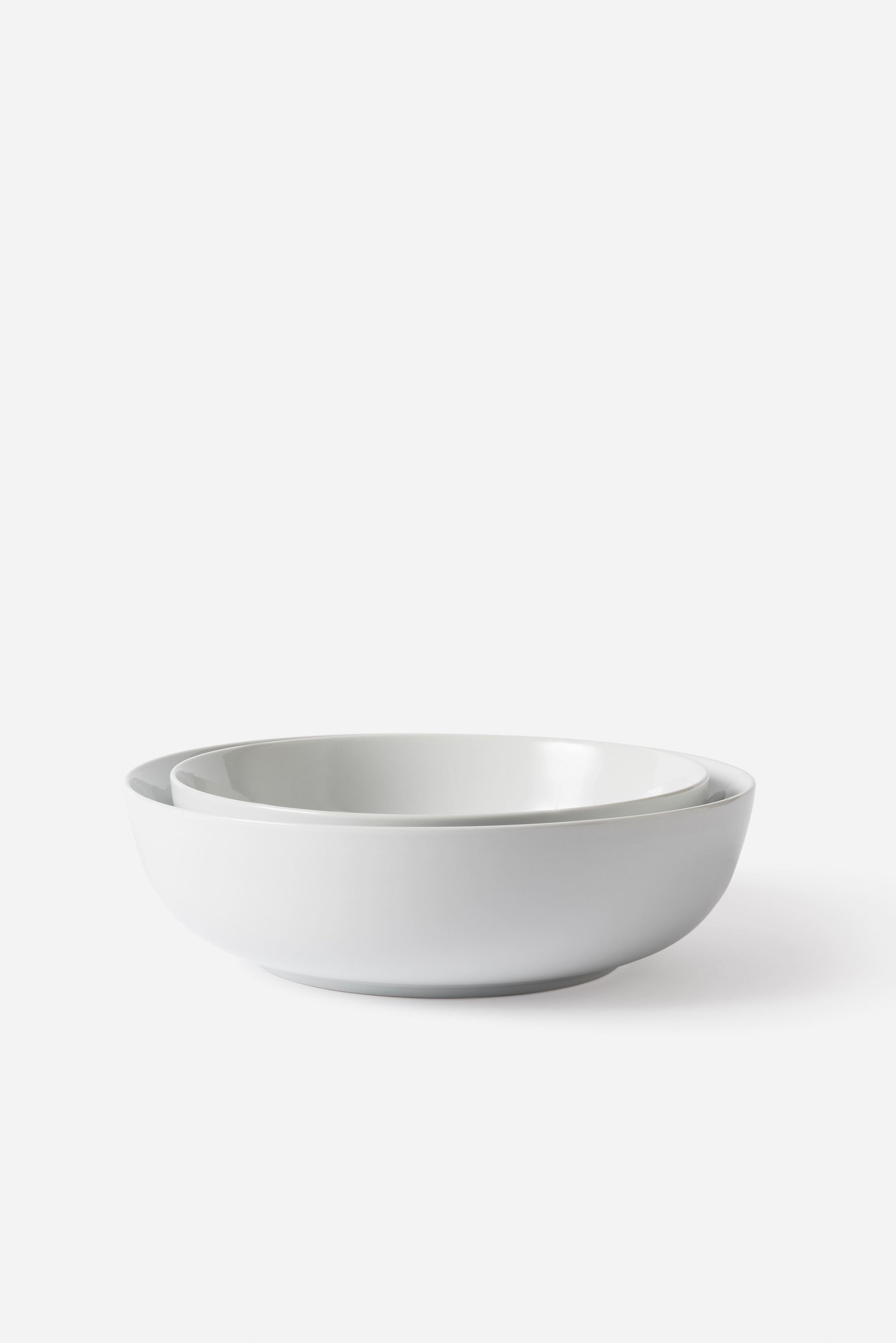 Porcelain Deep Round Bowl White / One Size