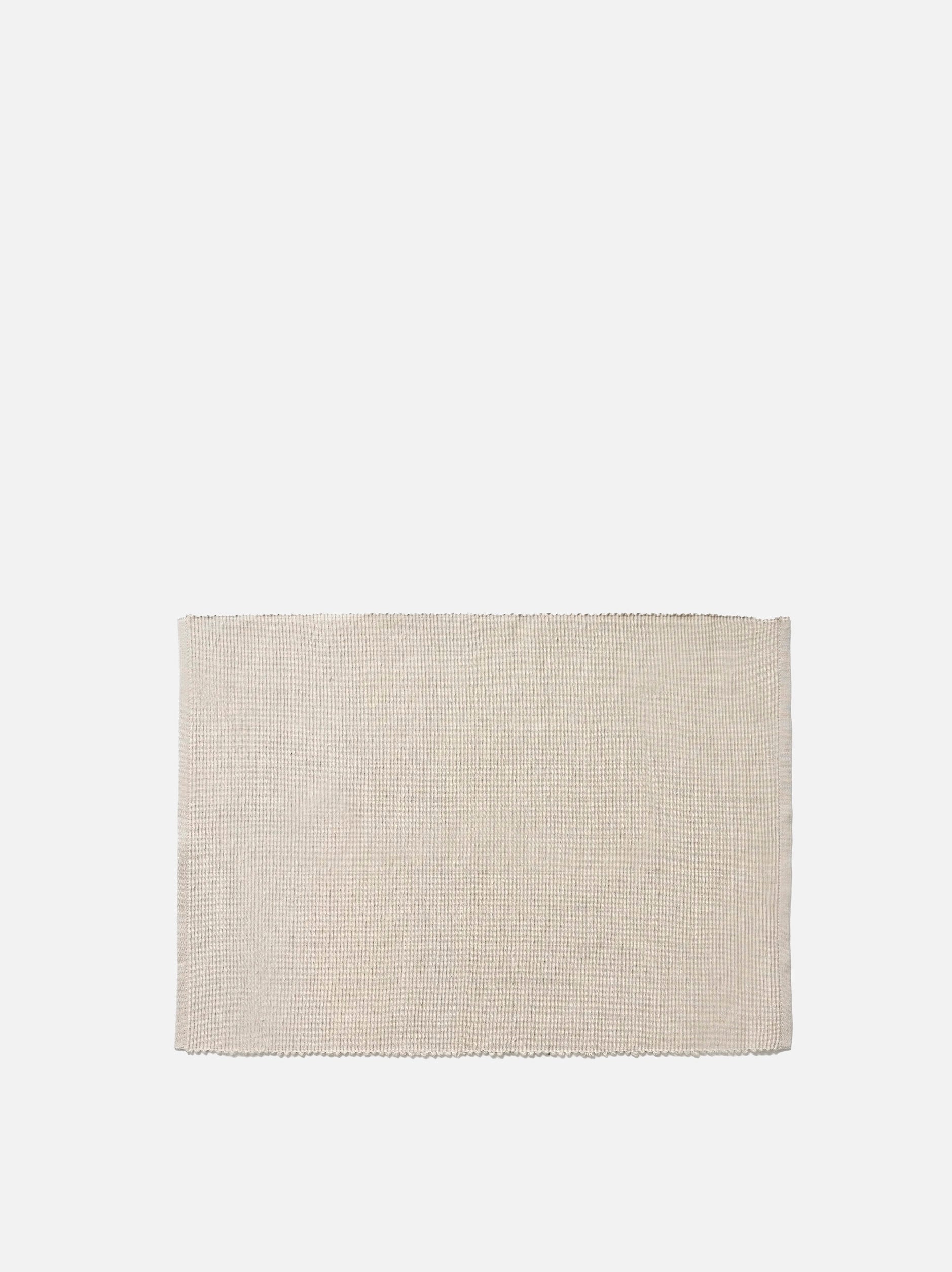 Ribbed Placemat Set/4 Beige / One Size